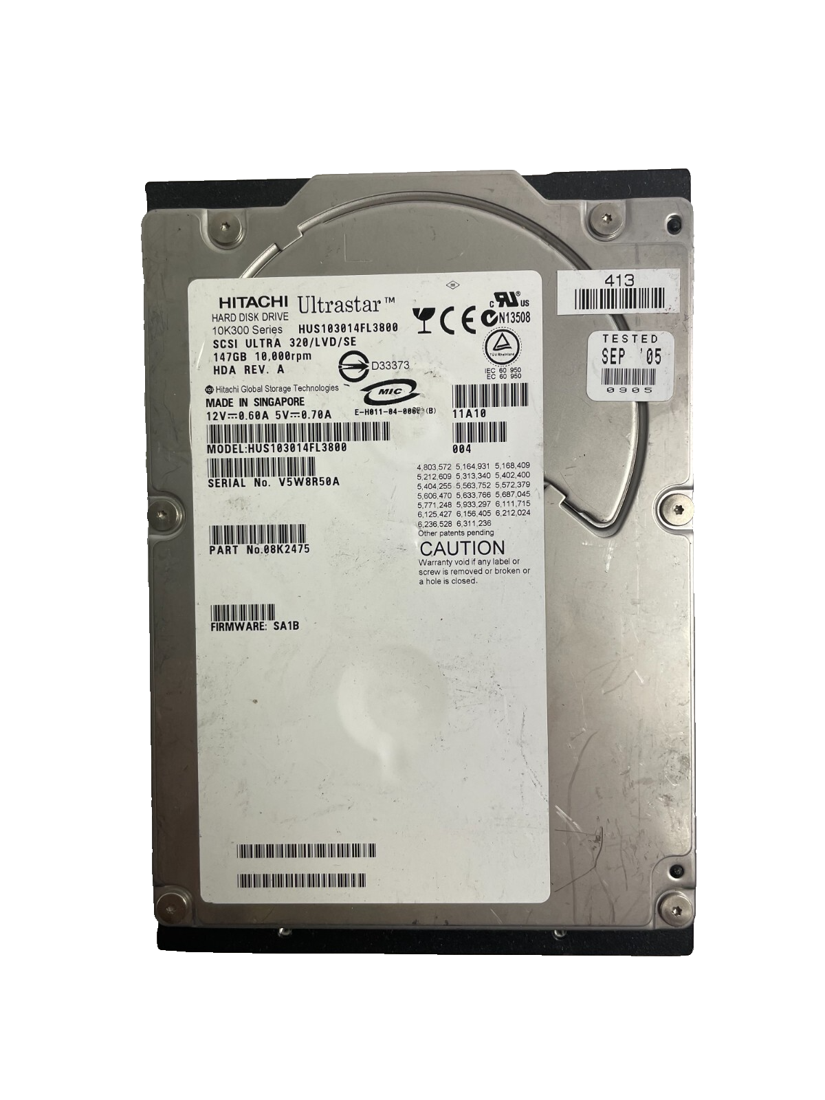 Hewlett Packard Enterprise 600GB Model EH0600JDYTL Hard Disc Drive Cache 64 MB