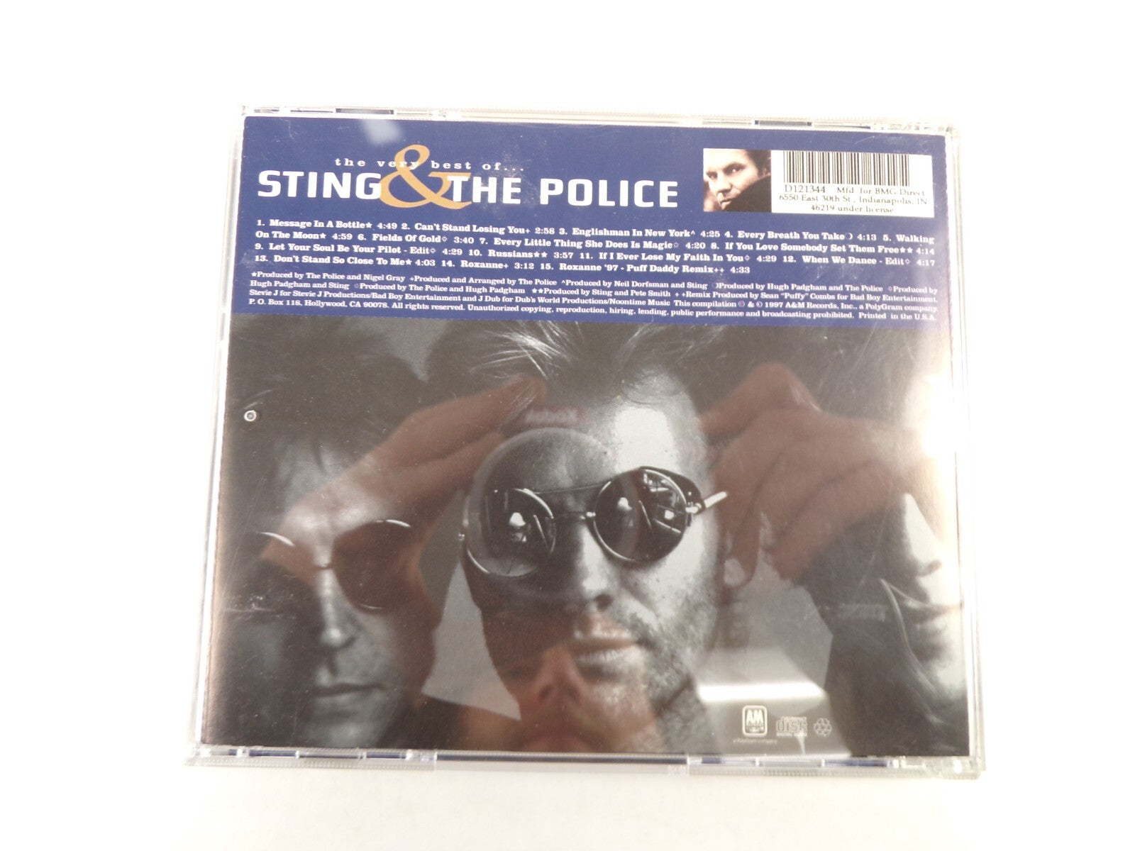 Sting The Police The Very Best Of Sting & The Police Message In A Bottle CD#53