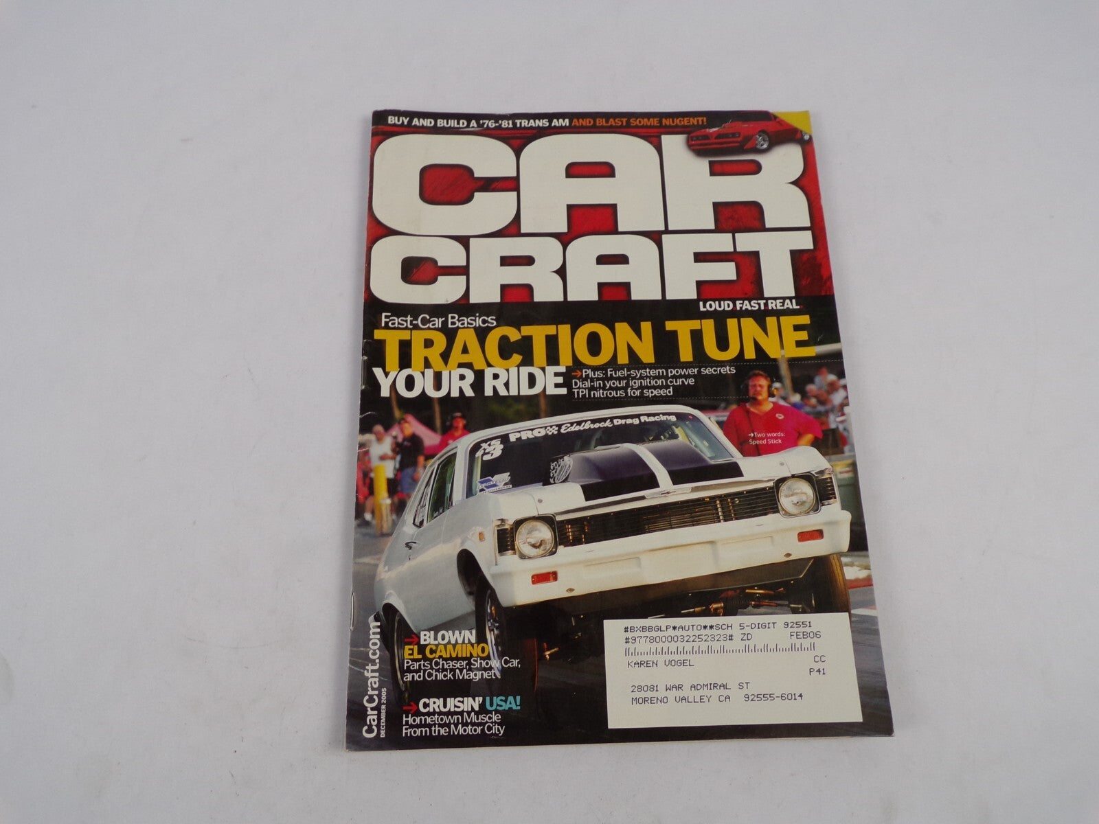 December 2005 Car Craft Fast-Car Basics Traction Tune Your Ride Buy And Build A