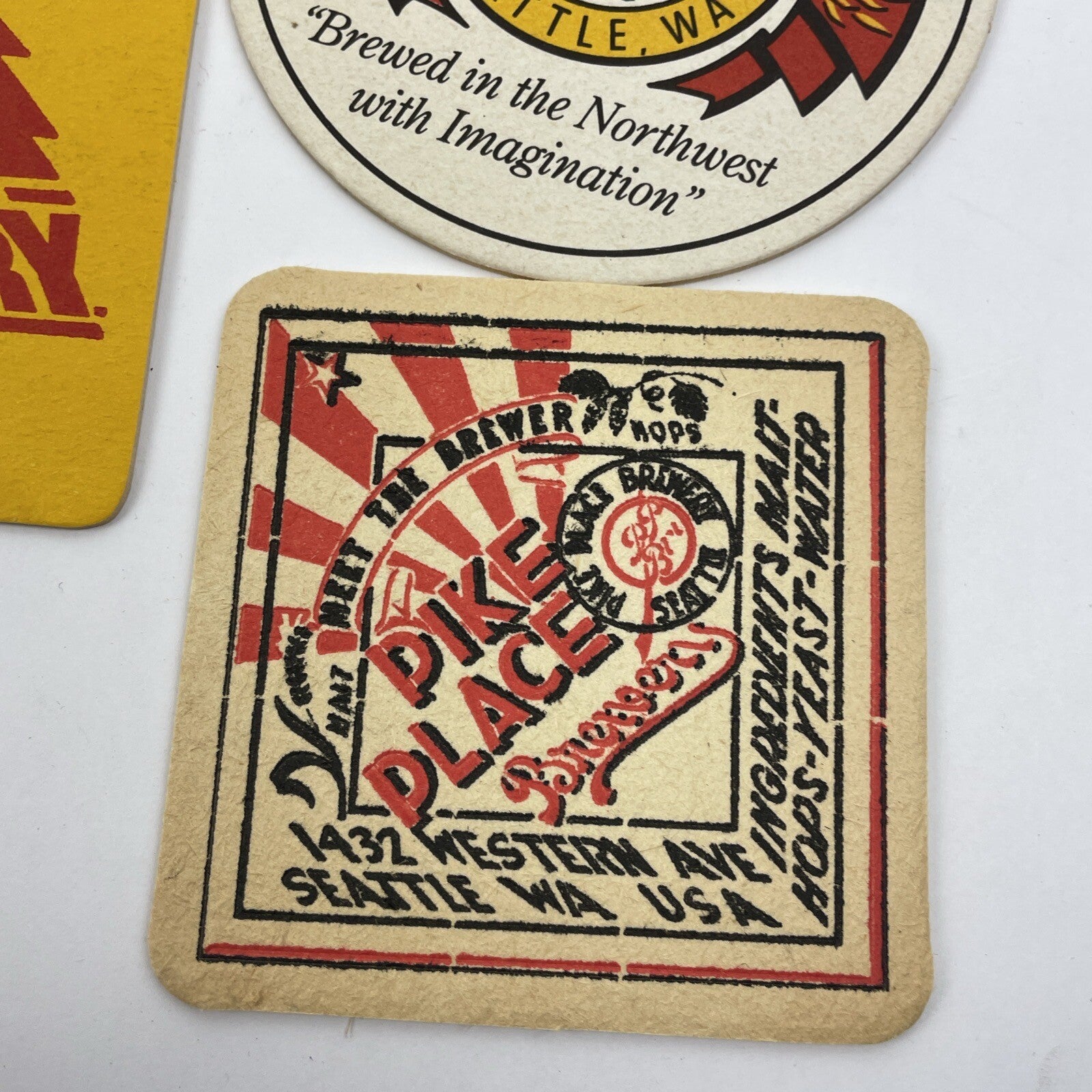 Vintage beer coasters Lot of 20 ALL DIFFERENT Import & Domestics Home Bar Retro