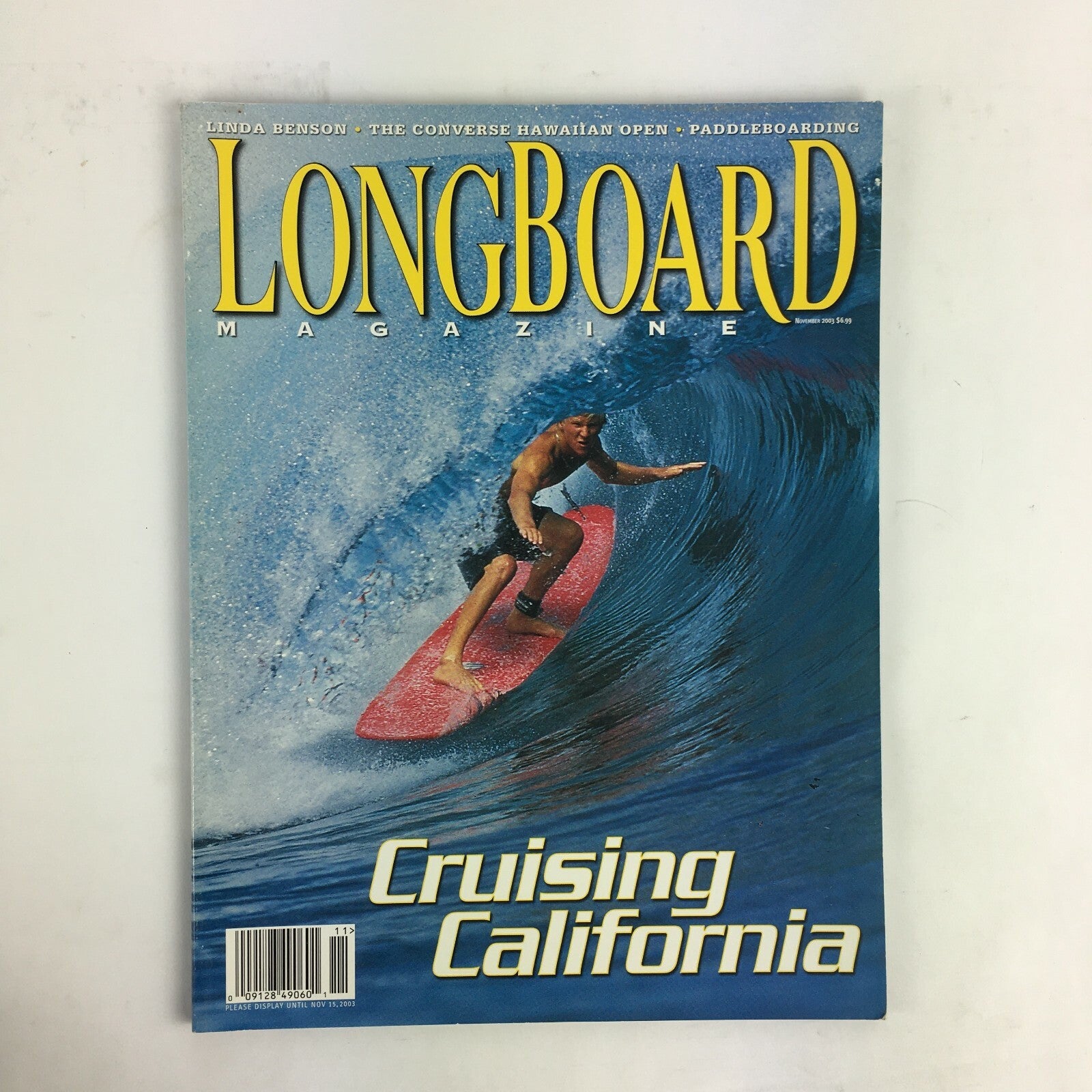 November 2003 Longboard Magazine Cruising California Linda Benson Paddleboarding