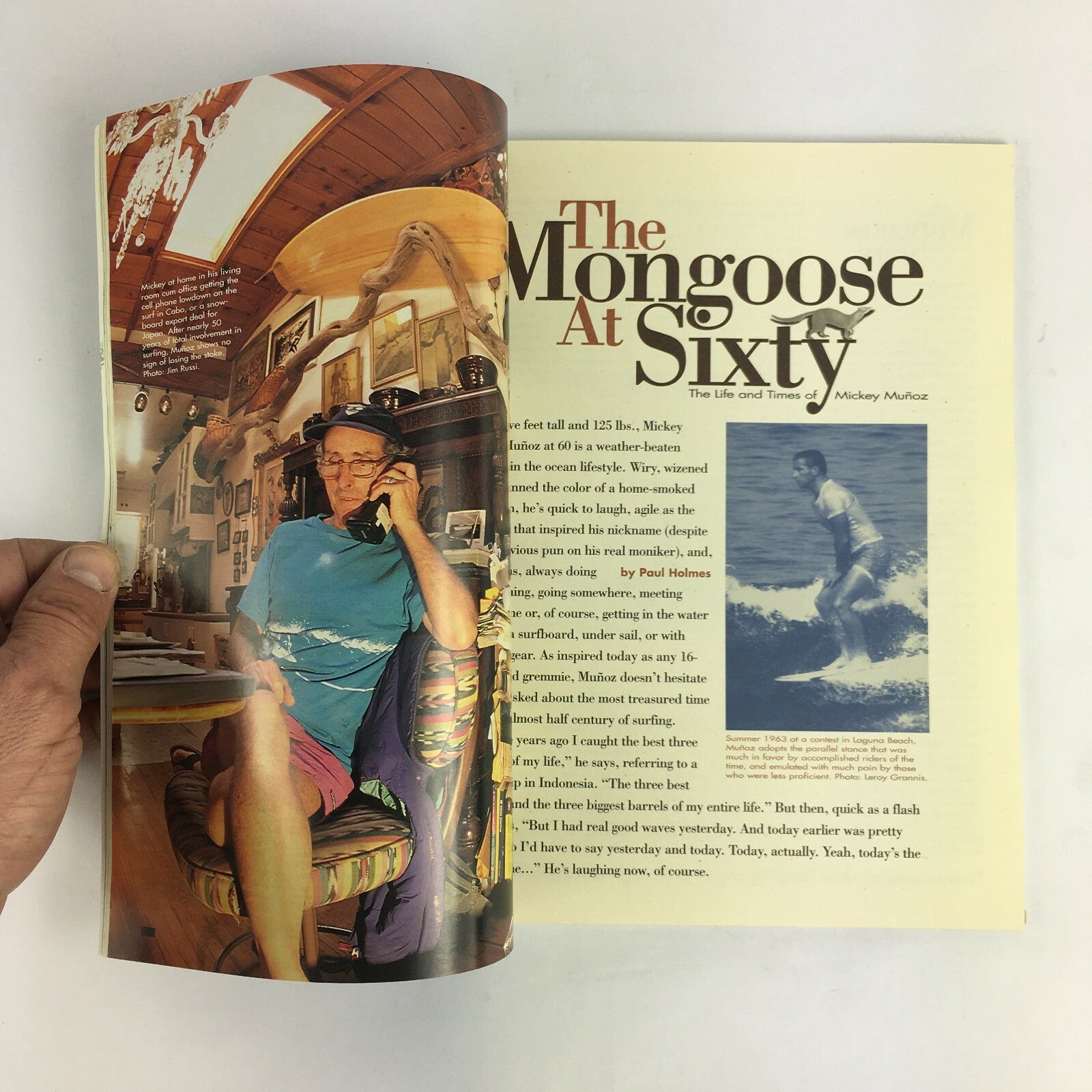 December 1997 LongBoard Magazine Canary Islands Mickey Munoz Newyork