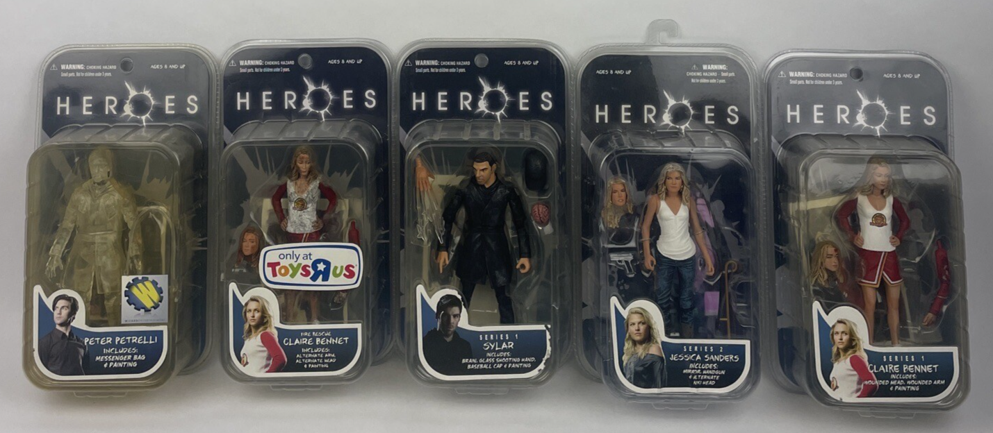Lot of 12 Heroes Action Figures, Claude, Mohinder Suresh, Jessica Sanders - LOOK