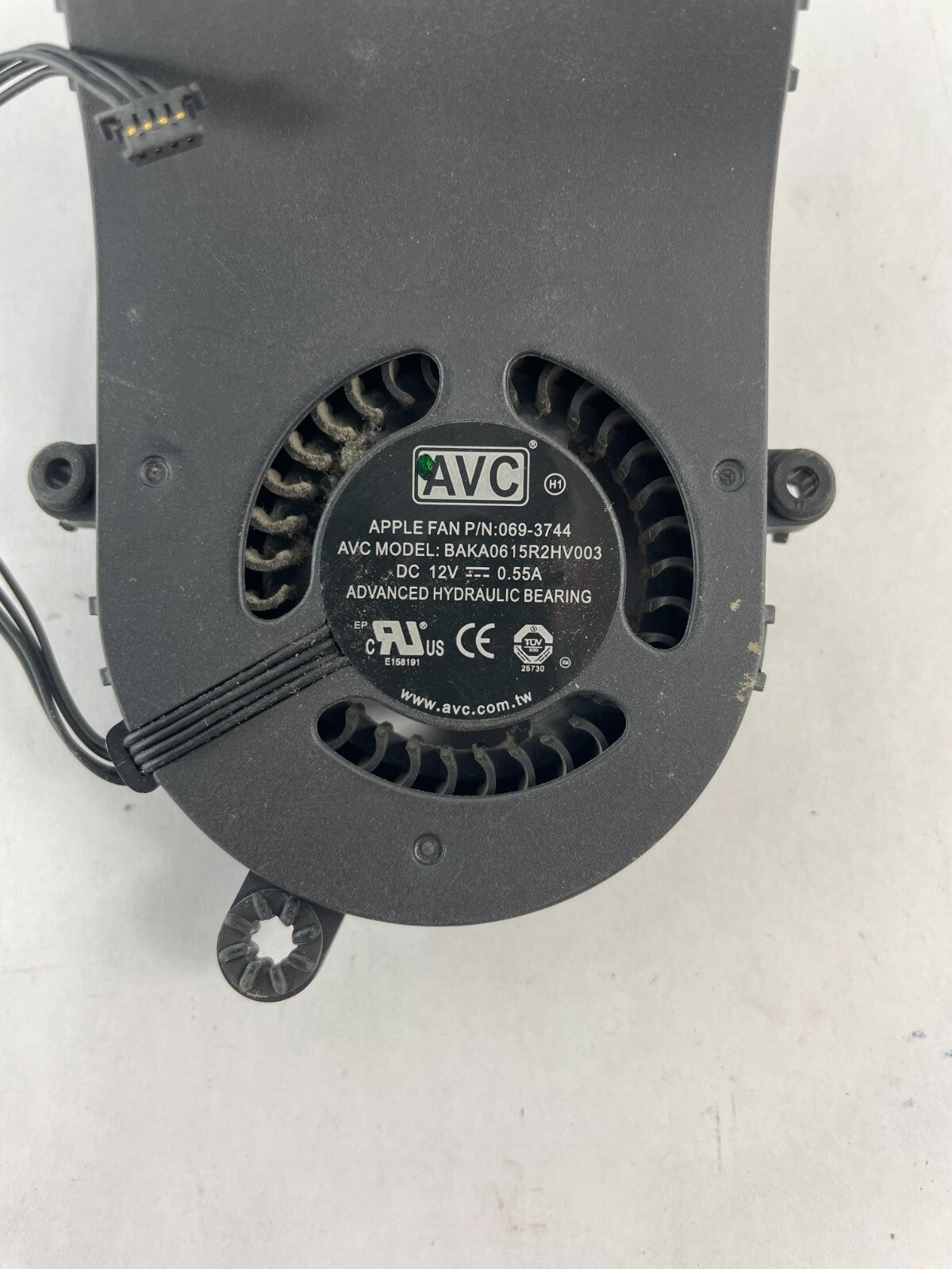 AVC Apple Fan P/N 069-3744 Model BAJA0615R2HV0 DC12V - Wire CPU Cooling Fan