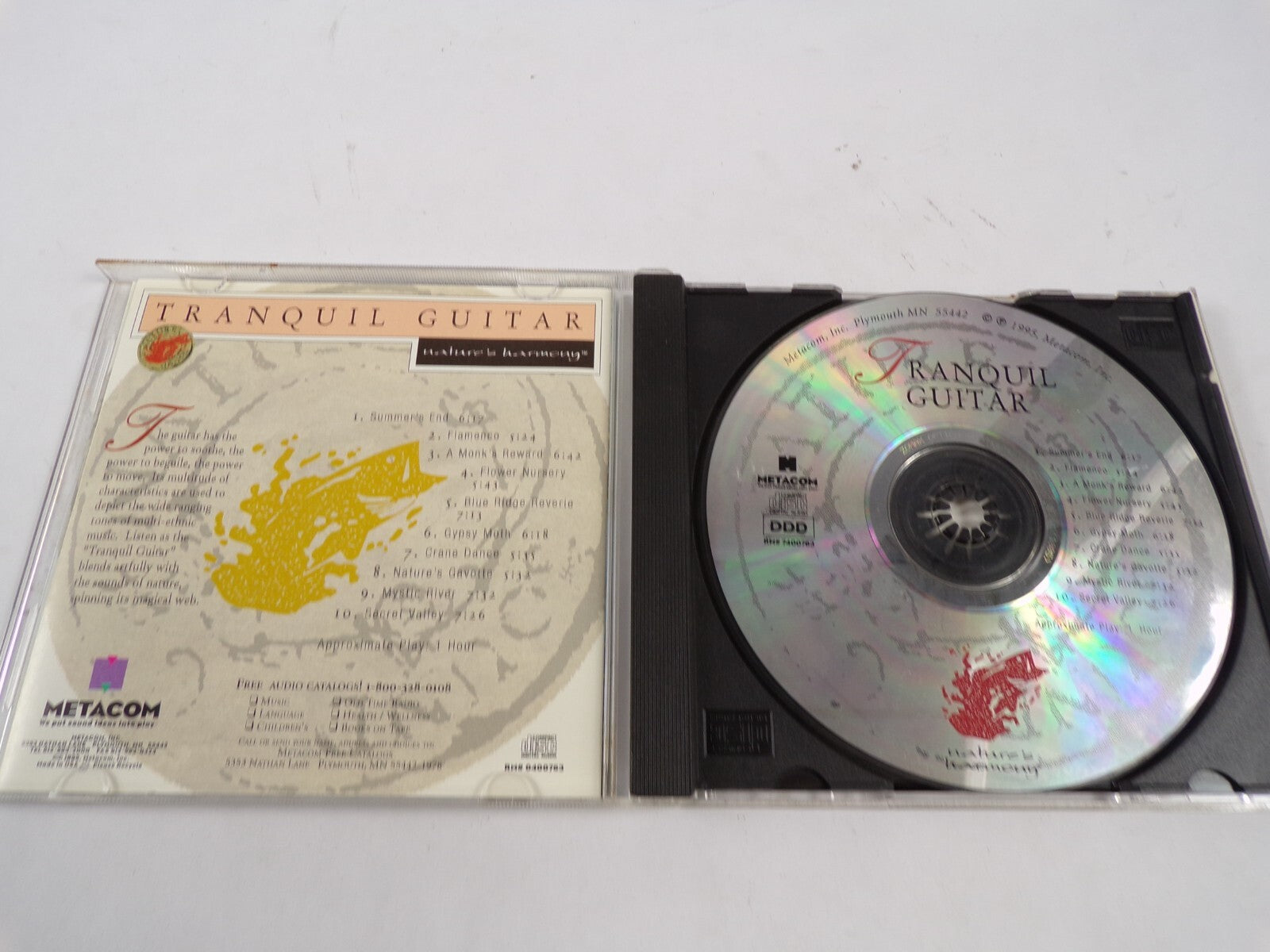 Tranquil Guitar Nature's Harmony Summer's End Flamenco Flower Nursery CD#61