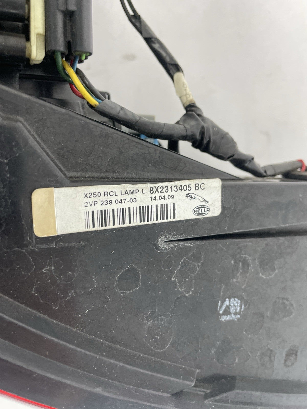 Jaguar XF X250 tail lights pair left right 2011 OEM
