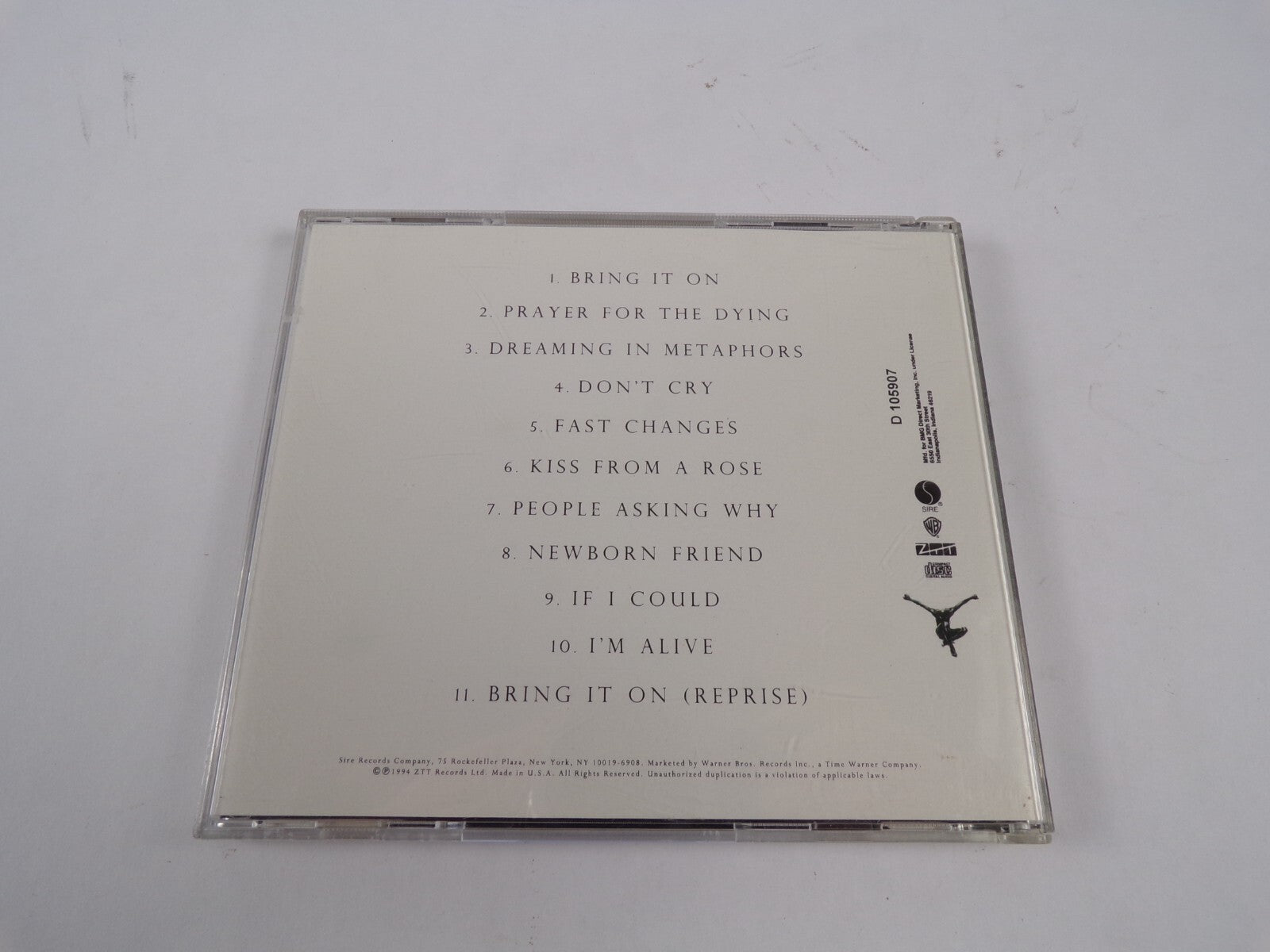 Seal Bring It On Prayer For The Dying Don't Cry Kiss From A Rose I'm Alive CD#47
