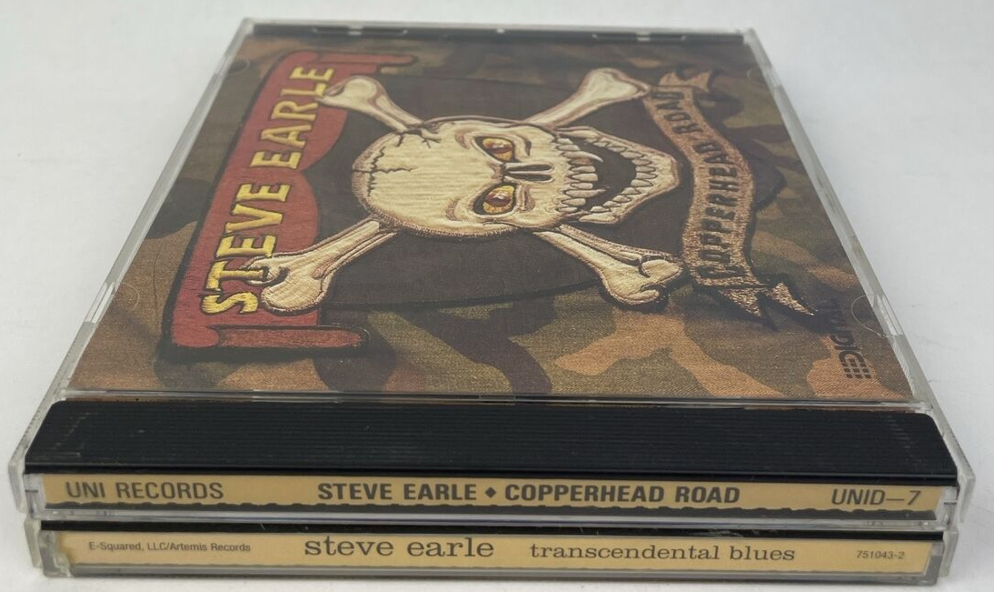2 x Steve Earle Audio CD - Transcendental Blues (2004) - Copperhead Road 1988