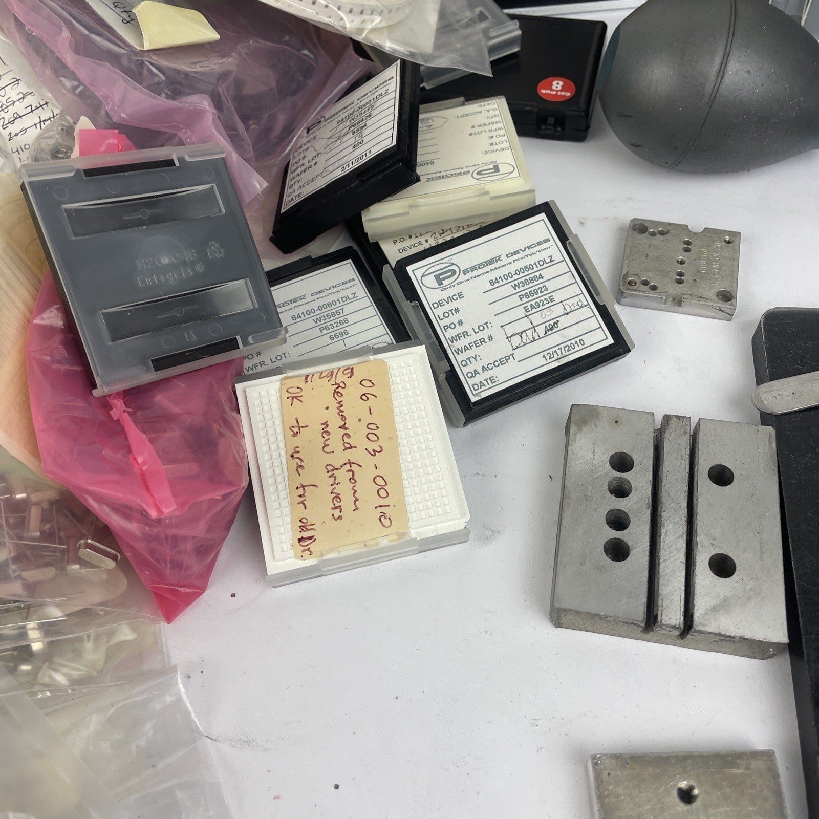 Huge Lot: Digi-Key Coilcraft Inductors Tantalum SMT Caps Xicon Wire Tools Plates