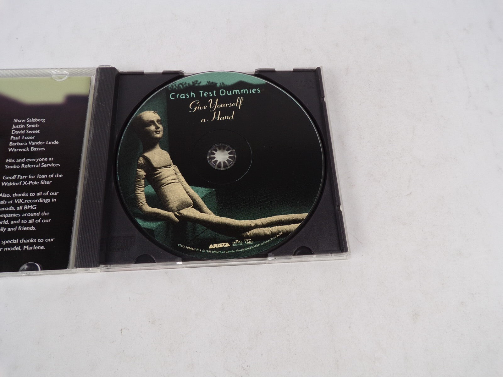 Crash Test Dummies Give Yourself A Hand Keep A Lid On Things A Cigarette CD#31