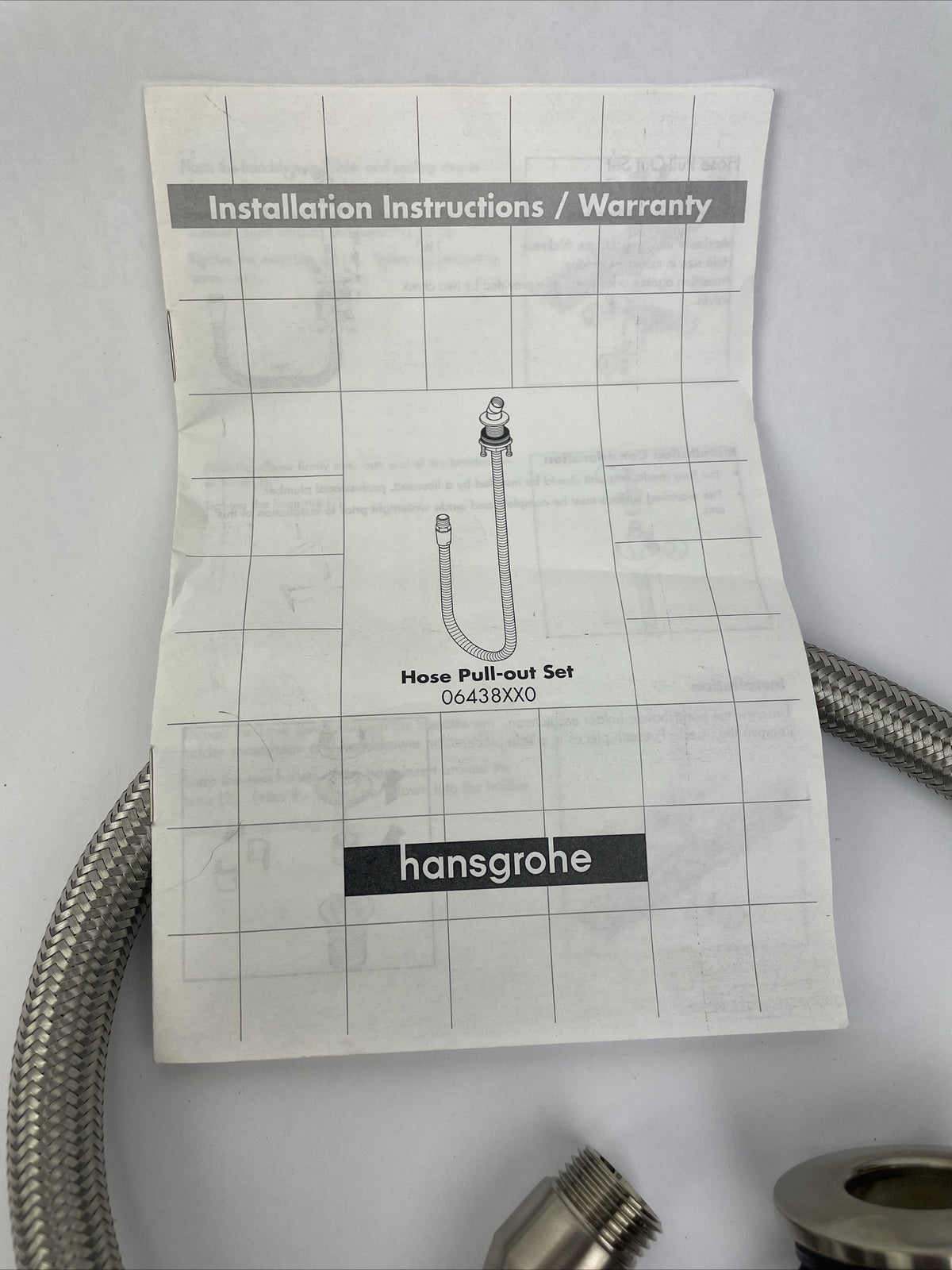 OEM Hansgrohe 06438XX0 Tub deck hose pull-out set; Series Hose pull-out set NEW