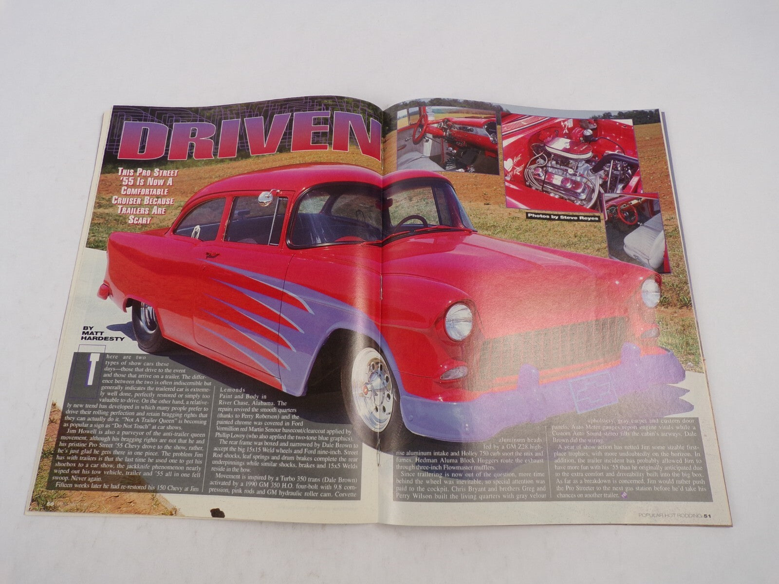 January 1995 Hot Rodding Magazine Inaugural PHR Championships 40Fun Years-'55V8