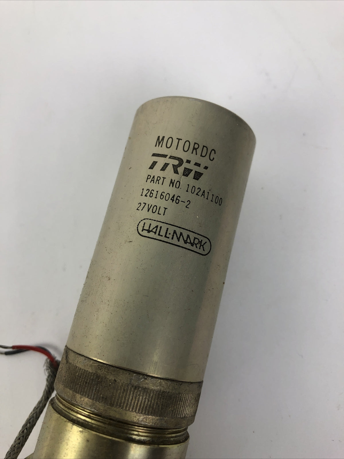 NOS MOTORDC TRW Part # 102A1100 27 Volt Hallmark DC Motor 8531S