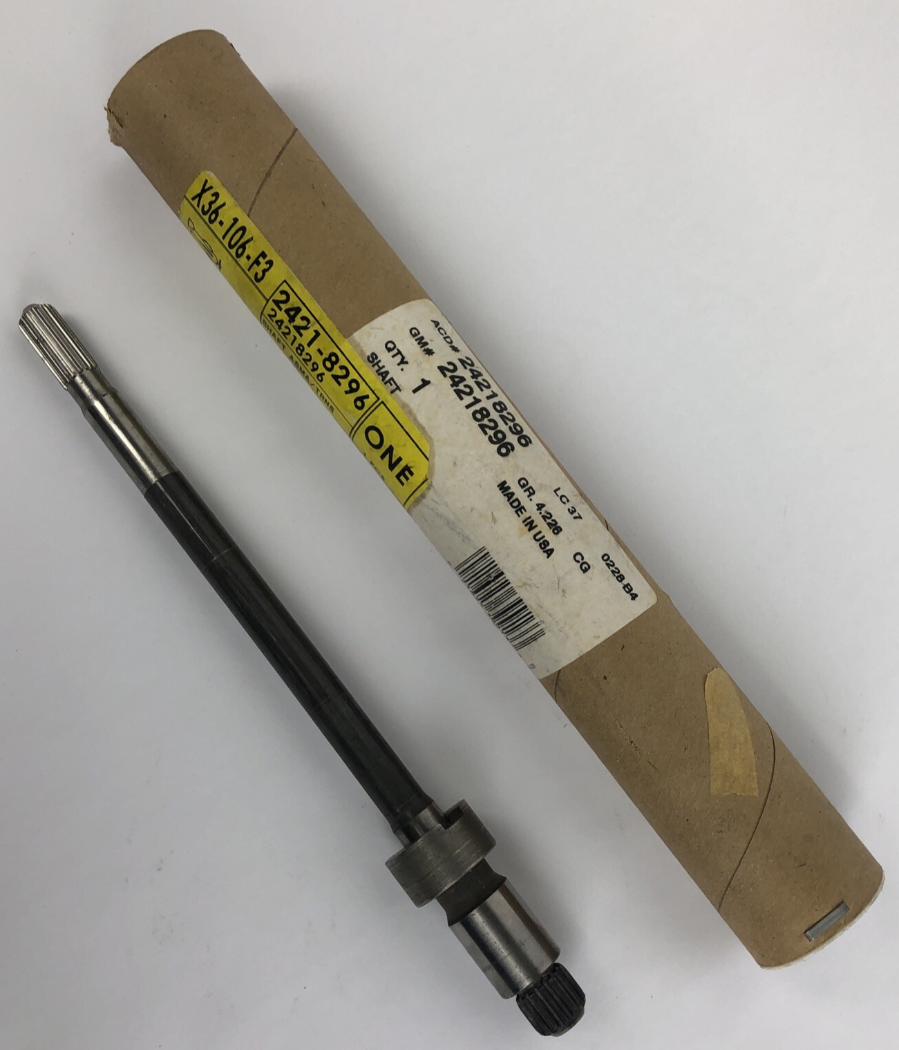 ACDelco 24218296 transmission oil pump drive shaft