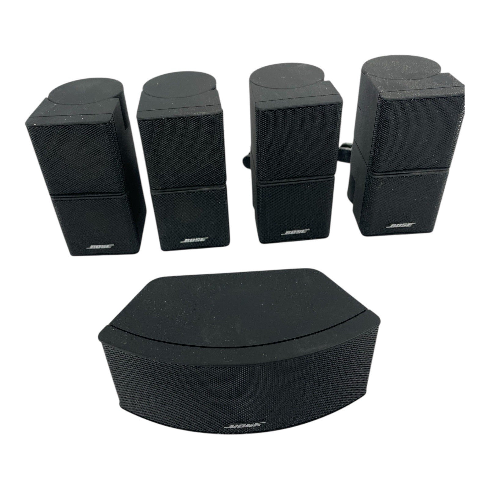 Bose Lifestyle Jewel Mini Double Cube Speakers, Acoustimass : SET of 5 BLACK