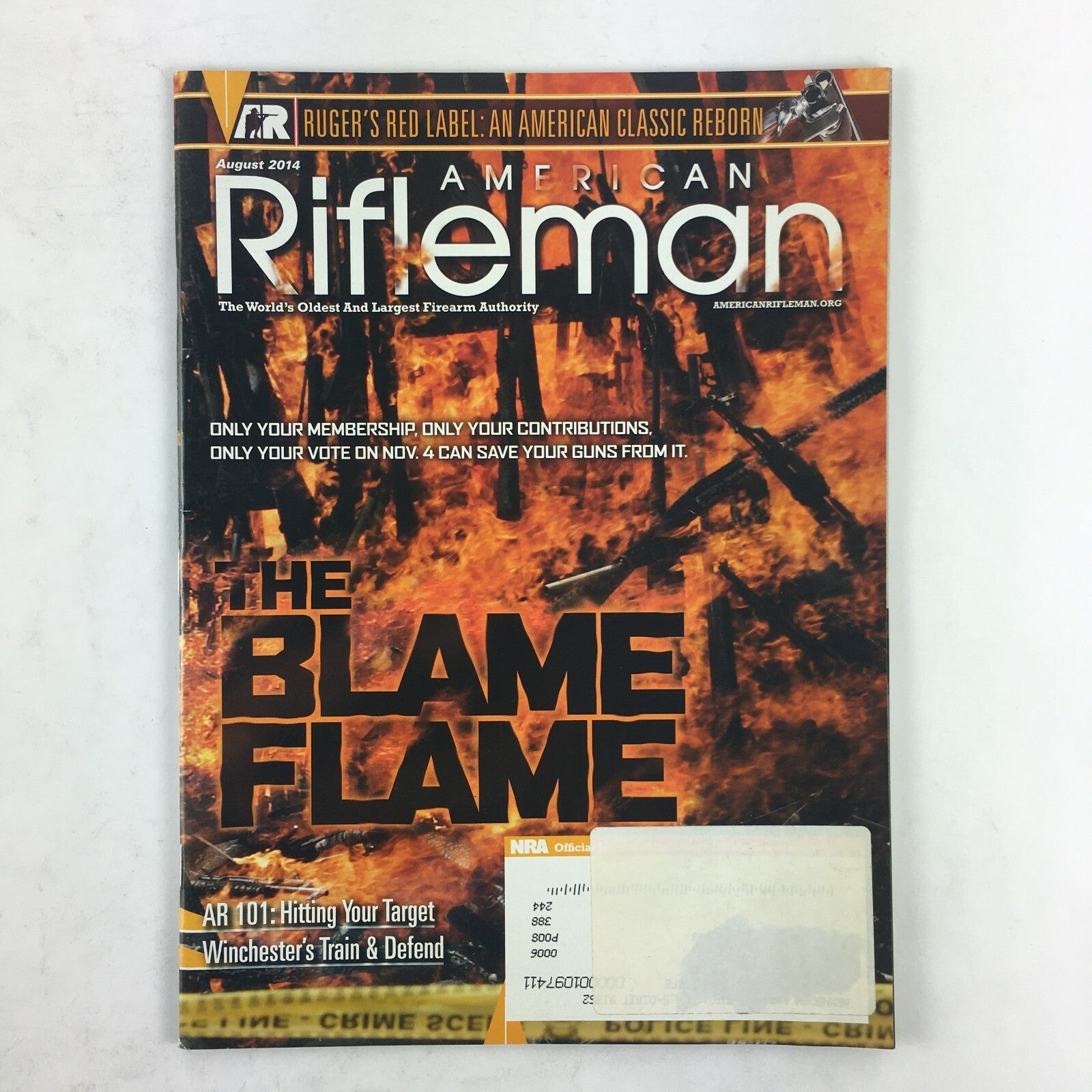 August 2014 American Rifleman Magazine The Blame Flame AR101 Hitting Your Target