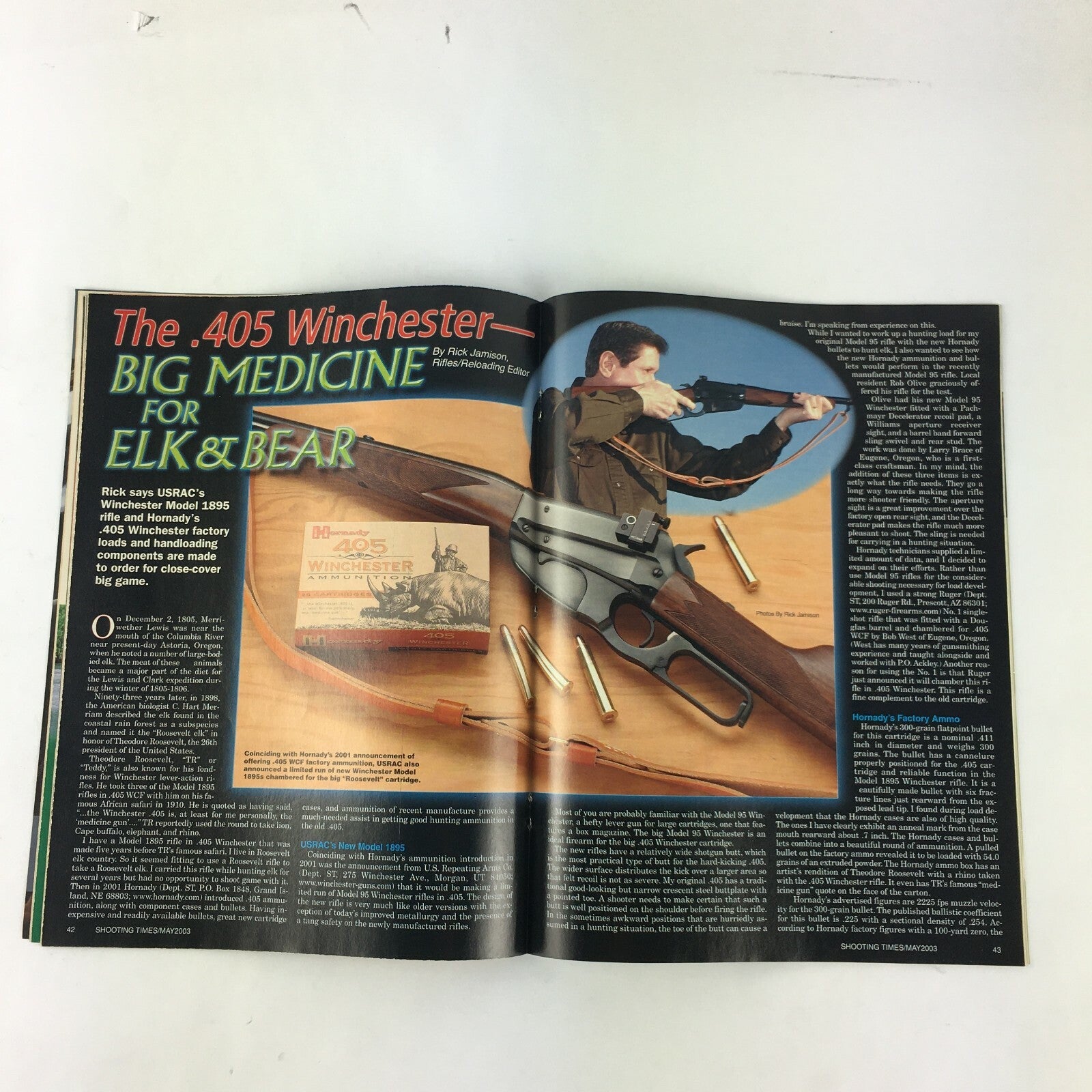 May 2003 Shooting Times Magazine Revolvers Reign! Sheriff Wilson Weishuhn-Style