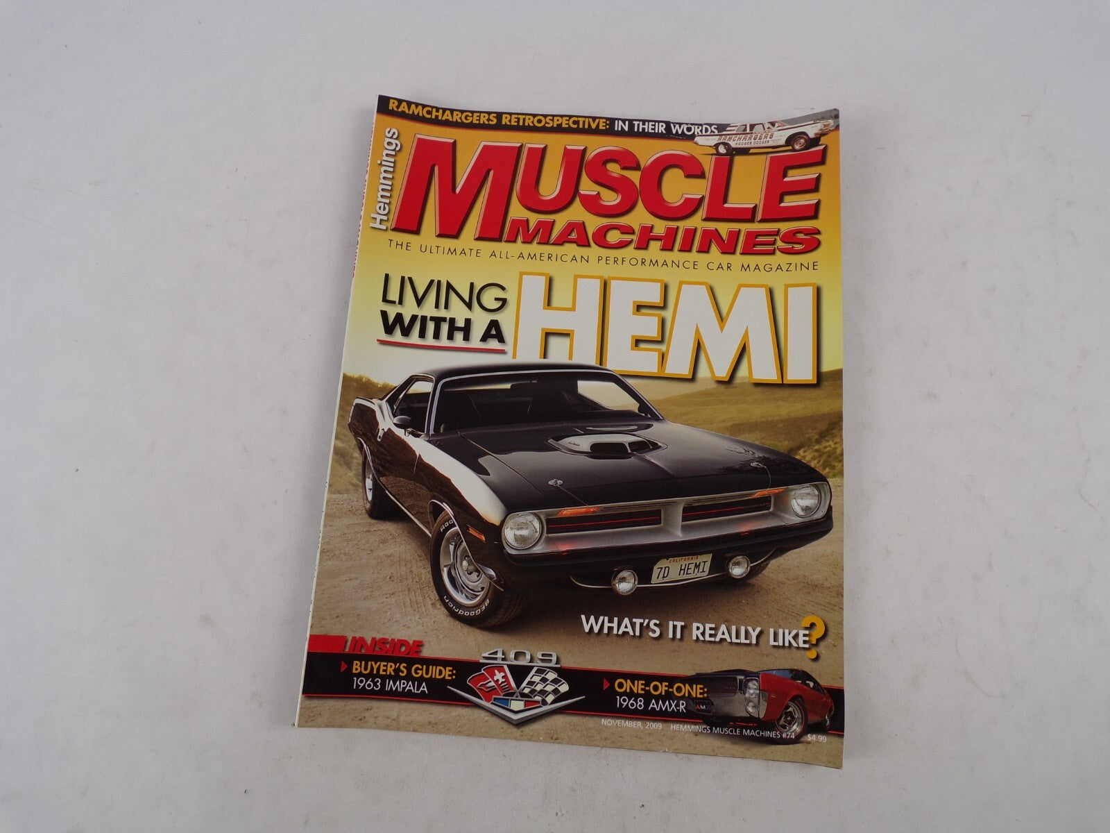November 2009 Muscle Machines Magazine Living With A Hemi Ramchargers Retrospect