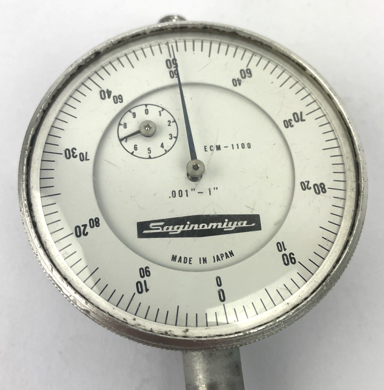 OEM SAGINOMIYA ECM - 1100 MACHINIST'S DIAL INDICATOR .001'' - 1'' - JAPAN
