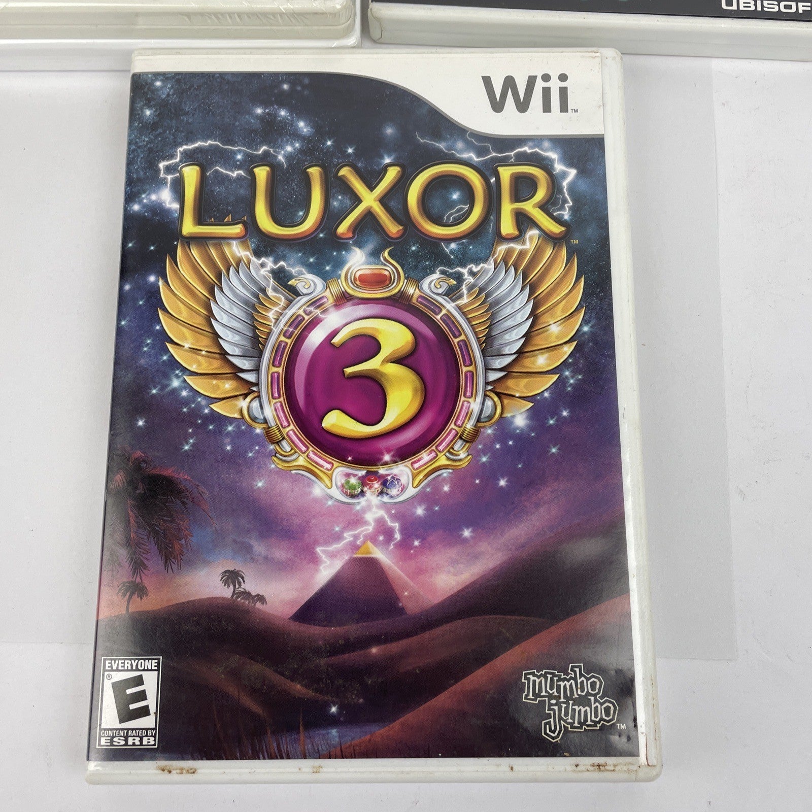 Lot Of 4 Wii Games - Minute Win It - Just Dance 2 - LLUXOR 3 - Twilight Scene It
