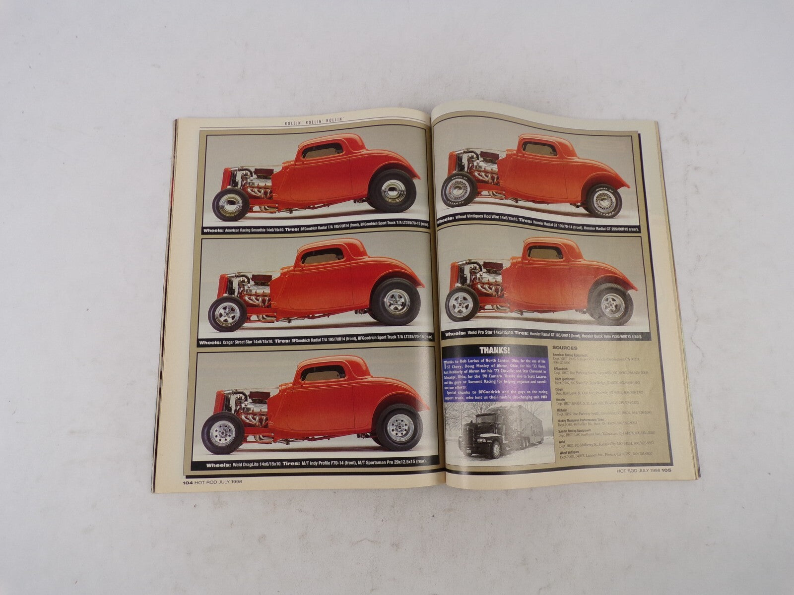 July 1998 Hot Rod Outlaw Streeters Over 20 Bad-Ass Beasties! Install A B&M Blowe