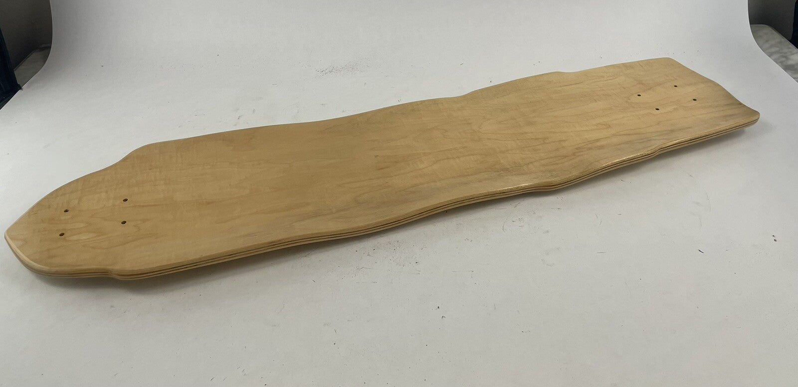 TOP Mount 9.25" x 38" DOWNHILL BLANK LONGBOARD DECK NATURAL Bacon Concave 9 ply