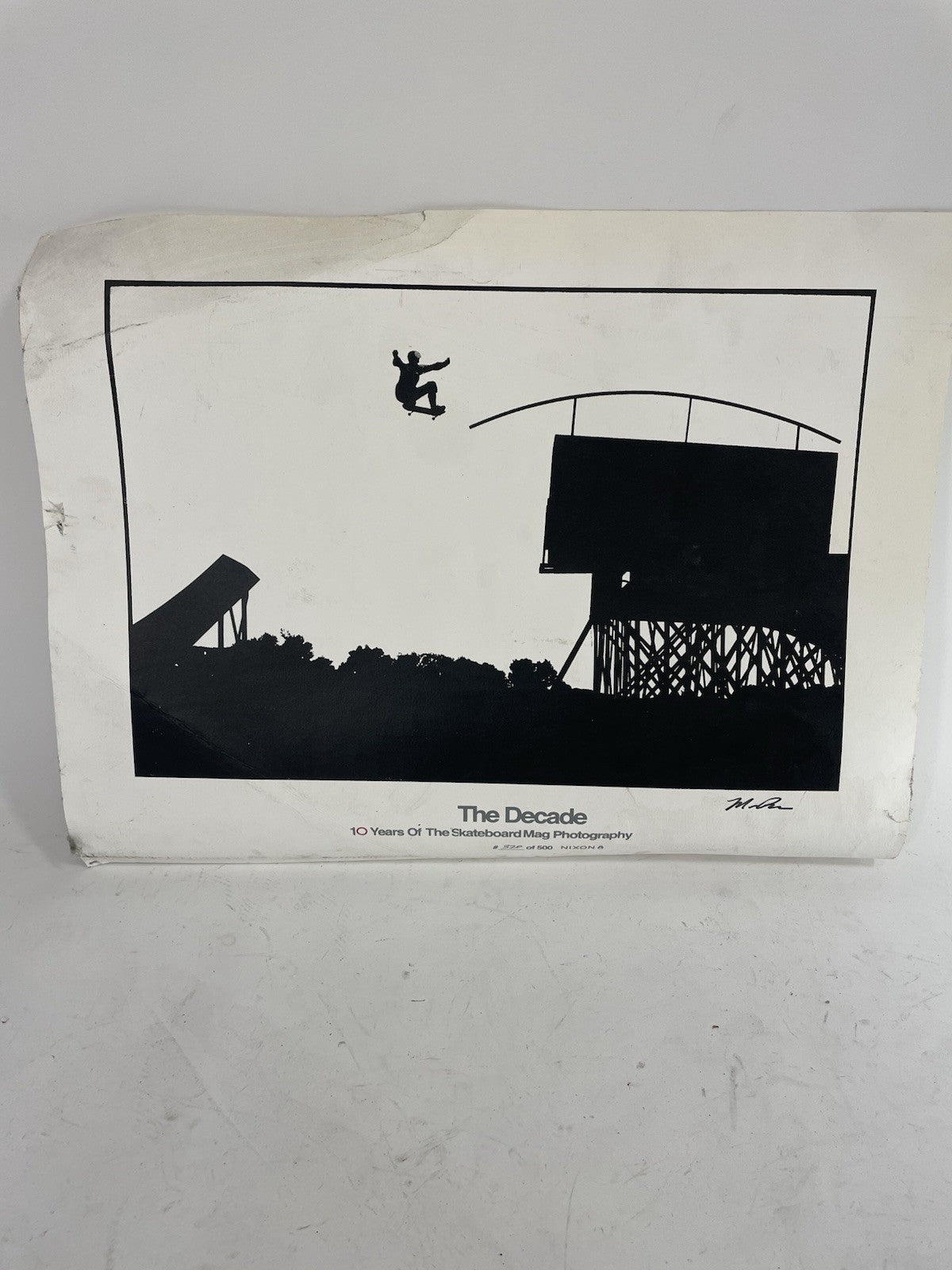 The Skateboard Mag 10th Annaversary Danny Way Silk Screened Poster #320 of 500