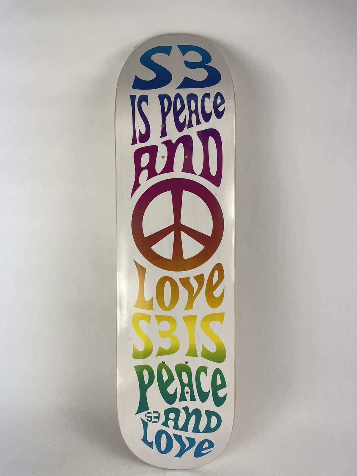 Peace and Love S3 skateboards - Hard rock maple 8.5" deck C3