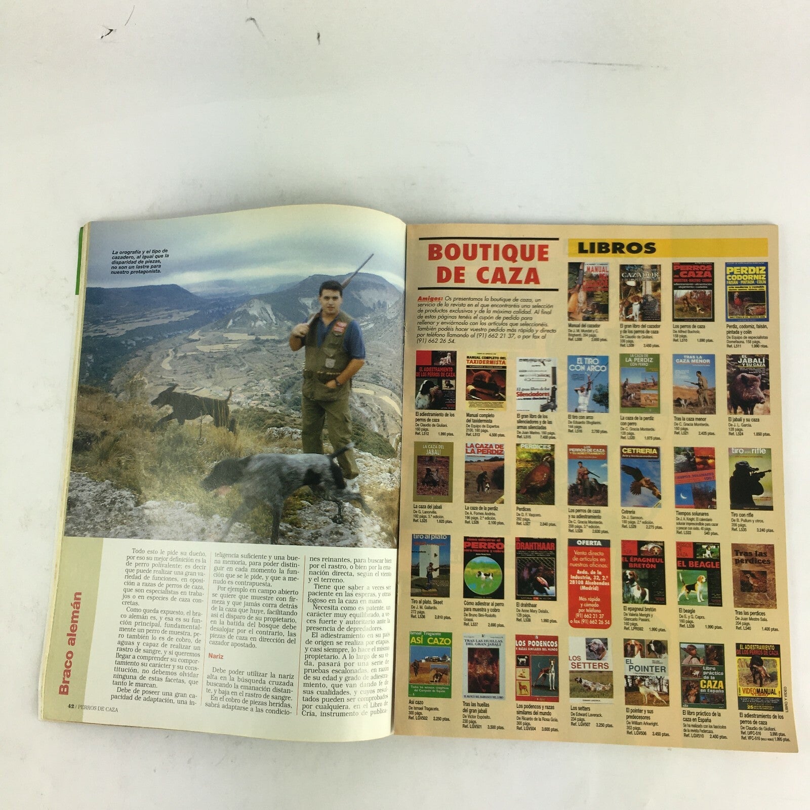 December 1997 Perros Magazine Braco Aleman Jagdterrier Cuestion De Caracter