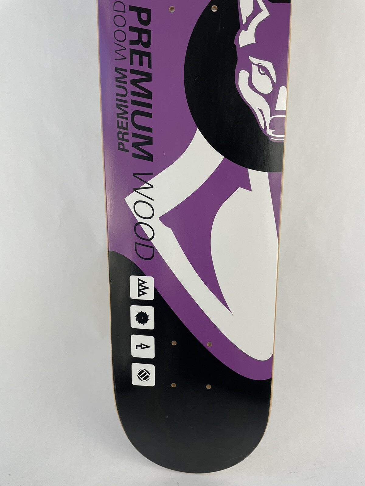 2002 Premium Wood Team Wolf vintage 7.75-inch Canadian maple skateboard deck collectible C1.