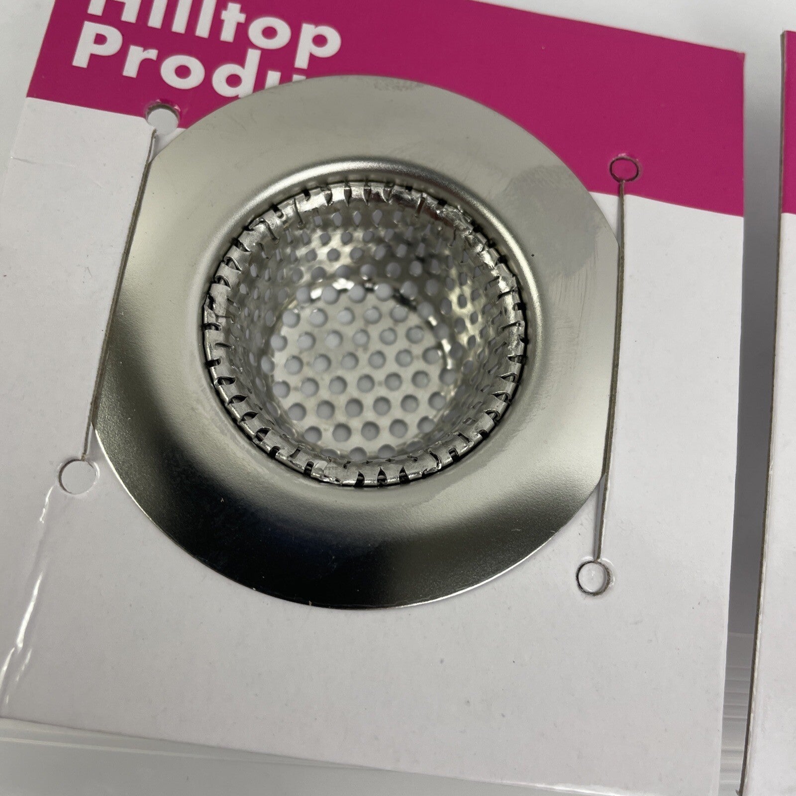 2 Pack - 2.25 Top / 1 Basket- RV Motorhome 5th Wheel Stainless Sink Strainer NEW
