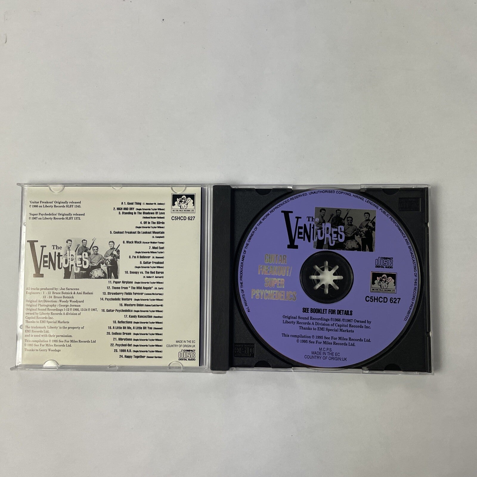 The Ventures-"Guitar Freakout/Super Psychedelics" CD #17