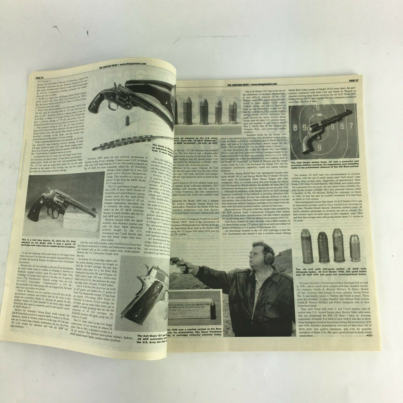 April 2003 Shotgun News Magazine Why the .45s are Ruger's Best Service Pistol