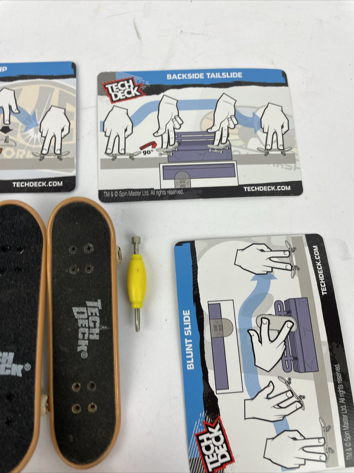 Vintage Tech Deck Lot Skateboard Fingerboard Flip Fiberlight Blind BUNDLE LOT