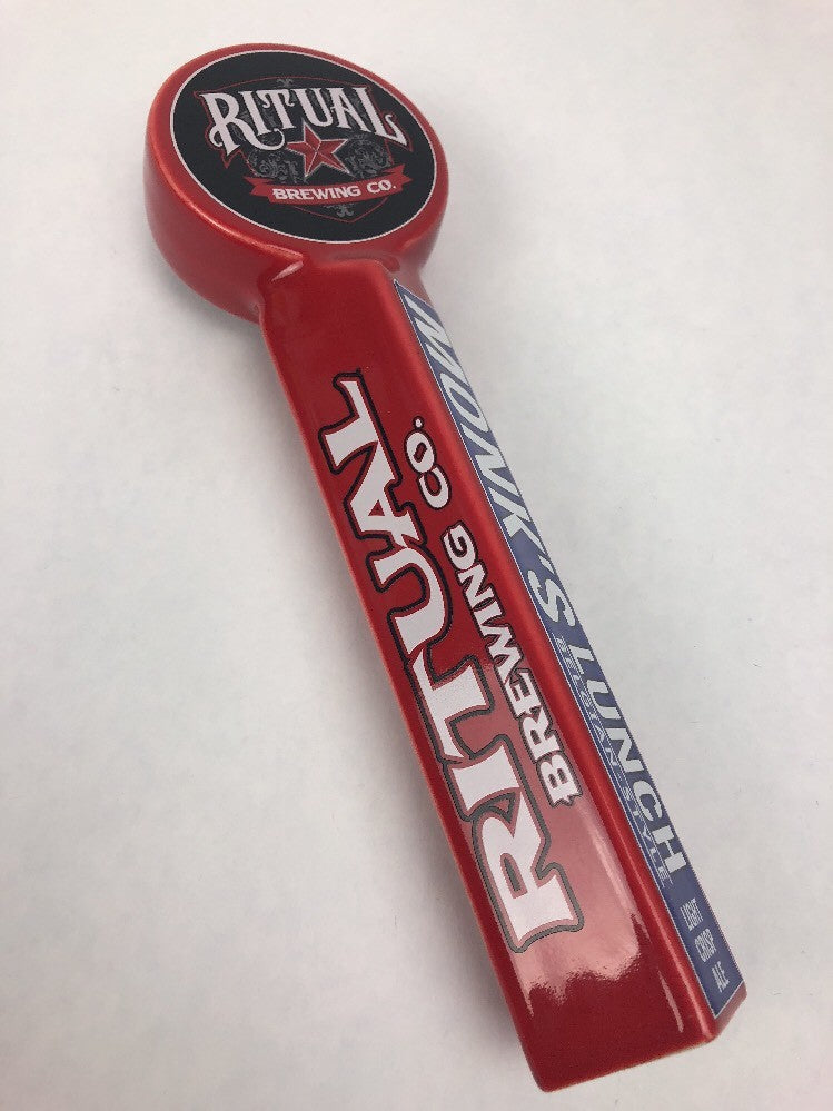 Ritual Brewing Co Beer Tap Handle Pub Bar Kegerator MONKS LUNCH RARE ITEM