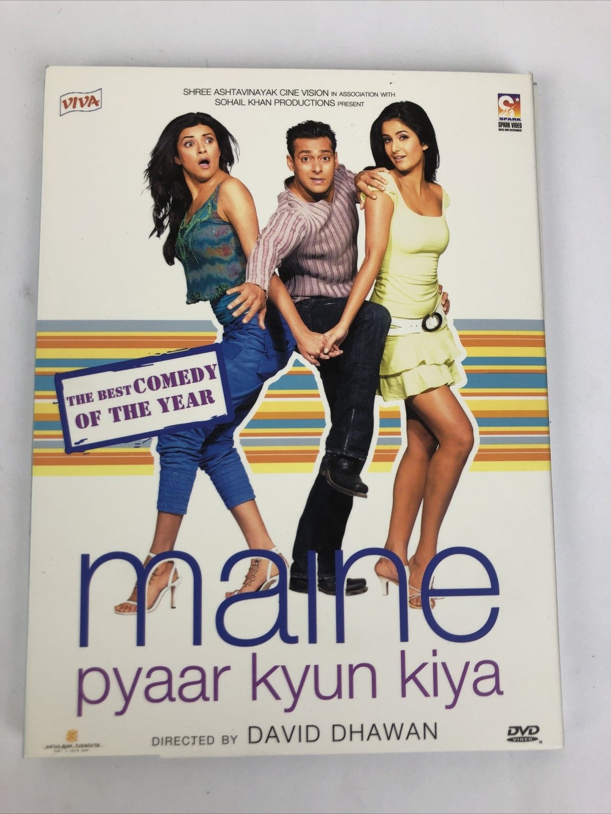 RARE Maine Pyaar Kyun Kiya - Salman Khan, Sushmita Sen (DVD, 2005) Spark VGC