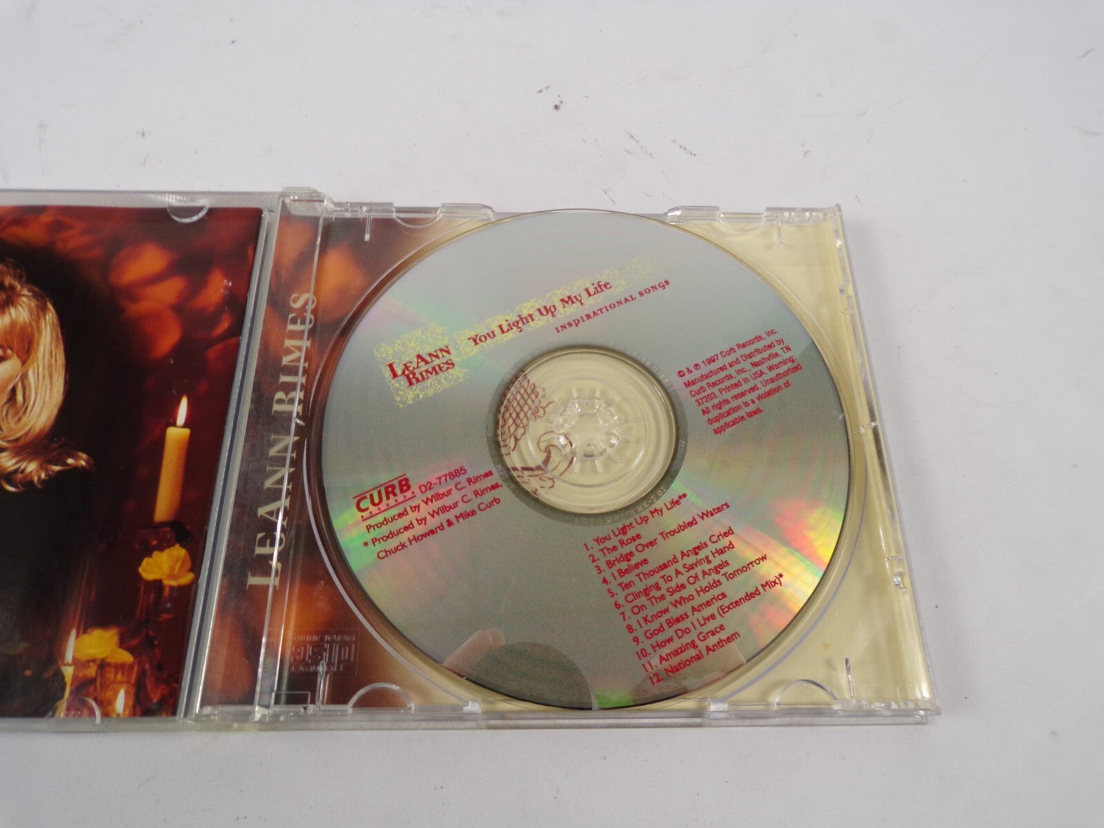 Leann Rimes You Light Up My Life Inspirational Songs The Rose I Believe CD#16