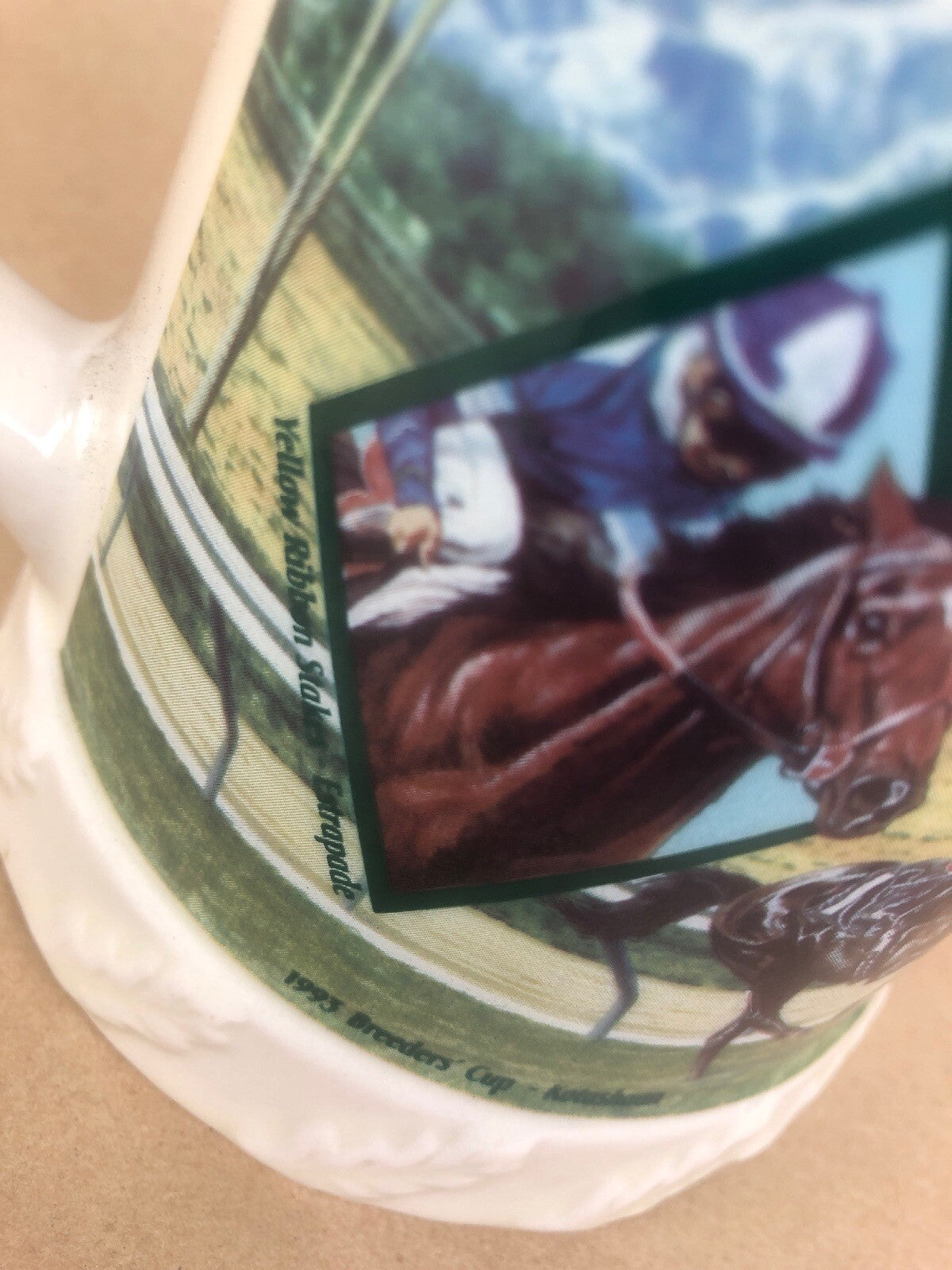 Vintage Oak Tree Santa Anita 20th Anniversary Stein Mug ~ Breeder’s Cup - 1994