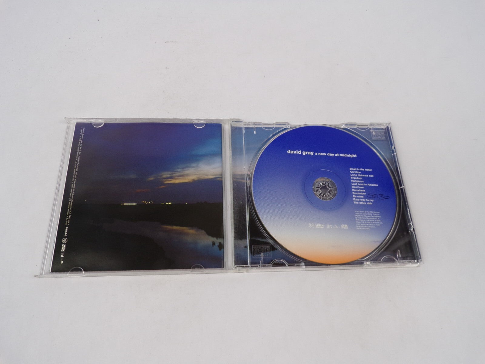 David Gray A New Day At Midnight Dead In The Water Caroline Long Distance CD#71