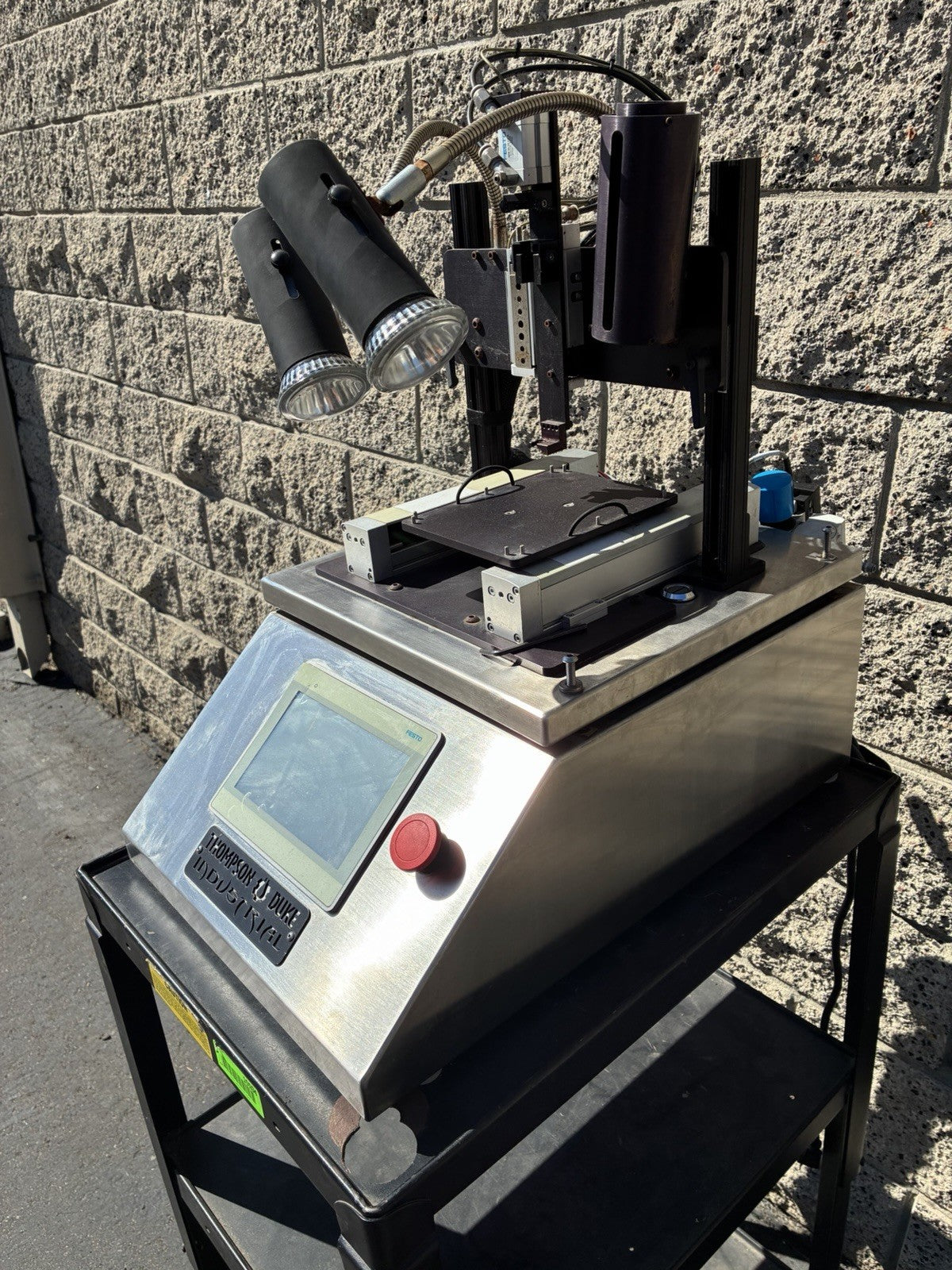 Thompson Duke Industrial ACF1 Filling Machine Festo HMI Water Damaged Parts Repa