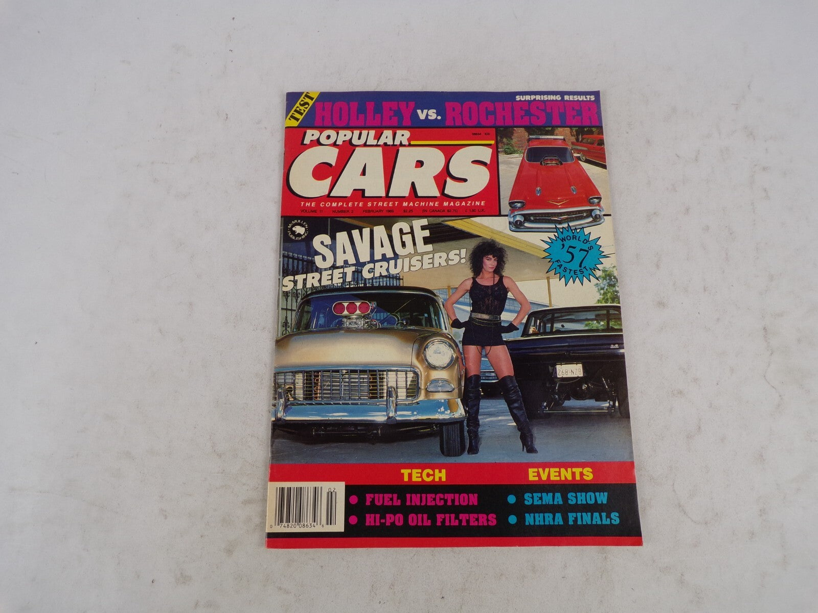February 1989 Popular Cars Holley Vs. Rochester Savage Street Cruisers! Sema