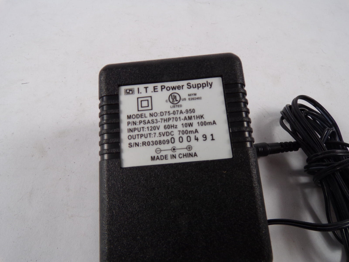 Genuine I.T.E PowerSupply D75-07A-950 Output 7.5A 700mA Power Supply Adapter A55