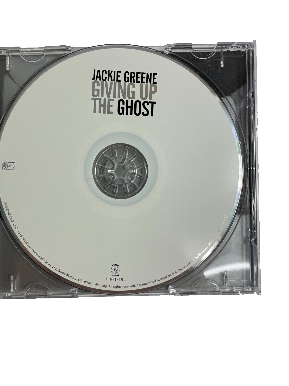 Jackie Greene Giving Up The Ghost Shaken Animal I Dont Live In A Dream #F-G