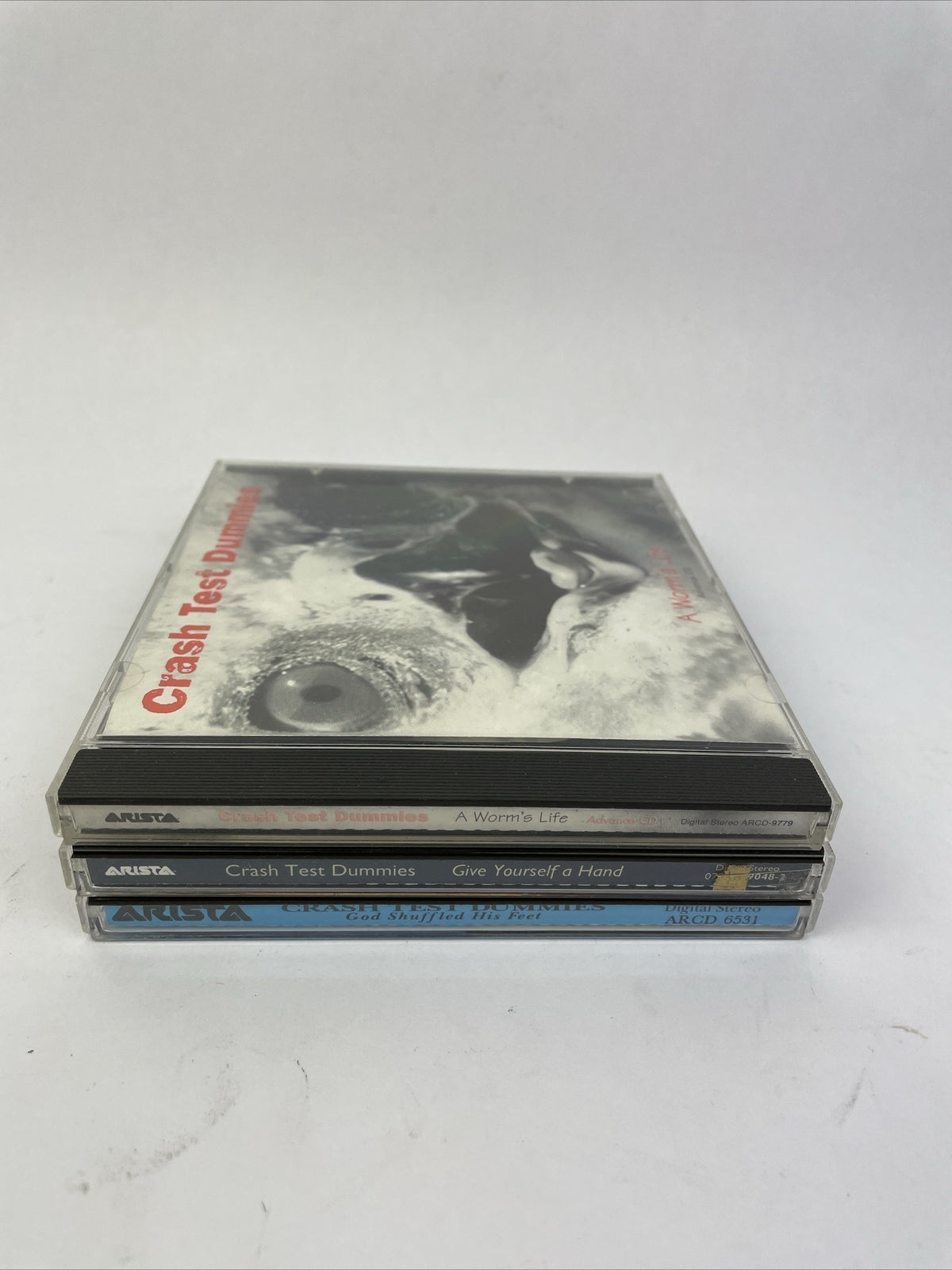 Crash Test Dummies CD Lot of 3 Give Yourself A Hand & A Worm's Life God Shuffled