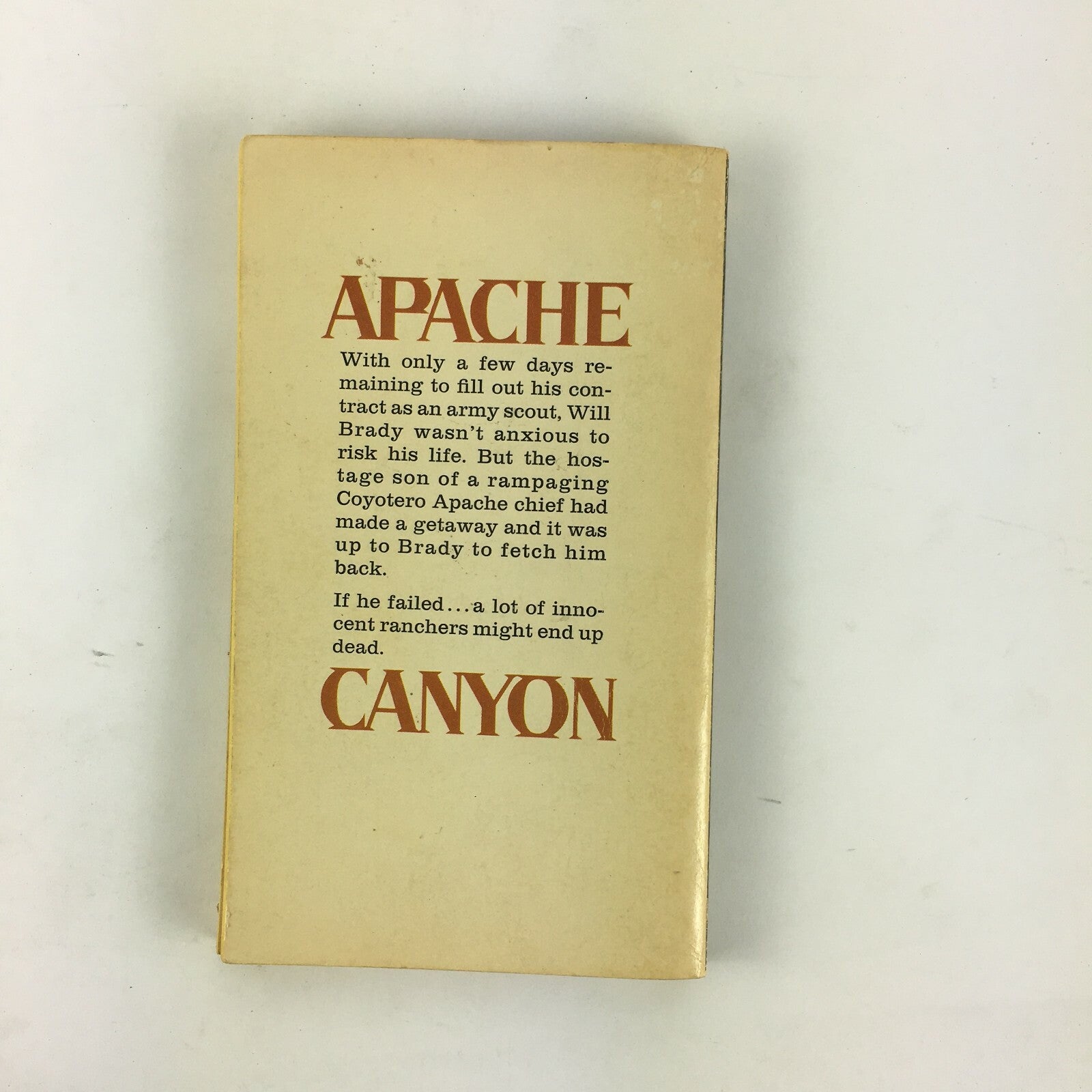 Apache Canyon Brian Garfield