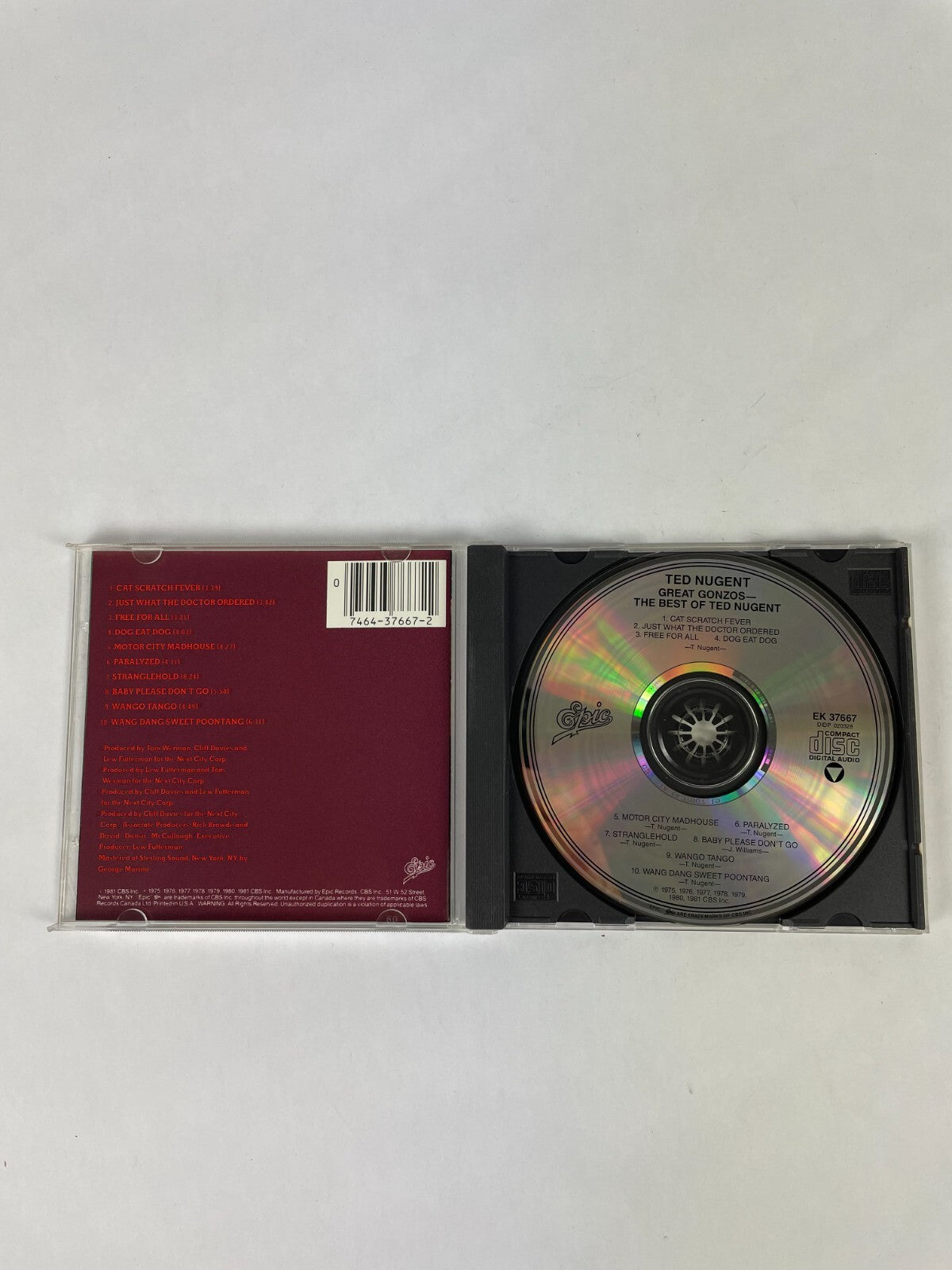 Great Gonzos The Best Of Ted Nugent CD #7
