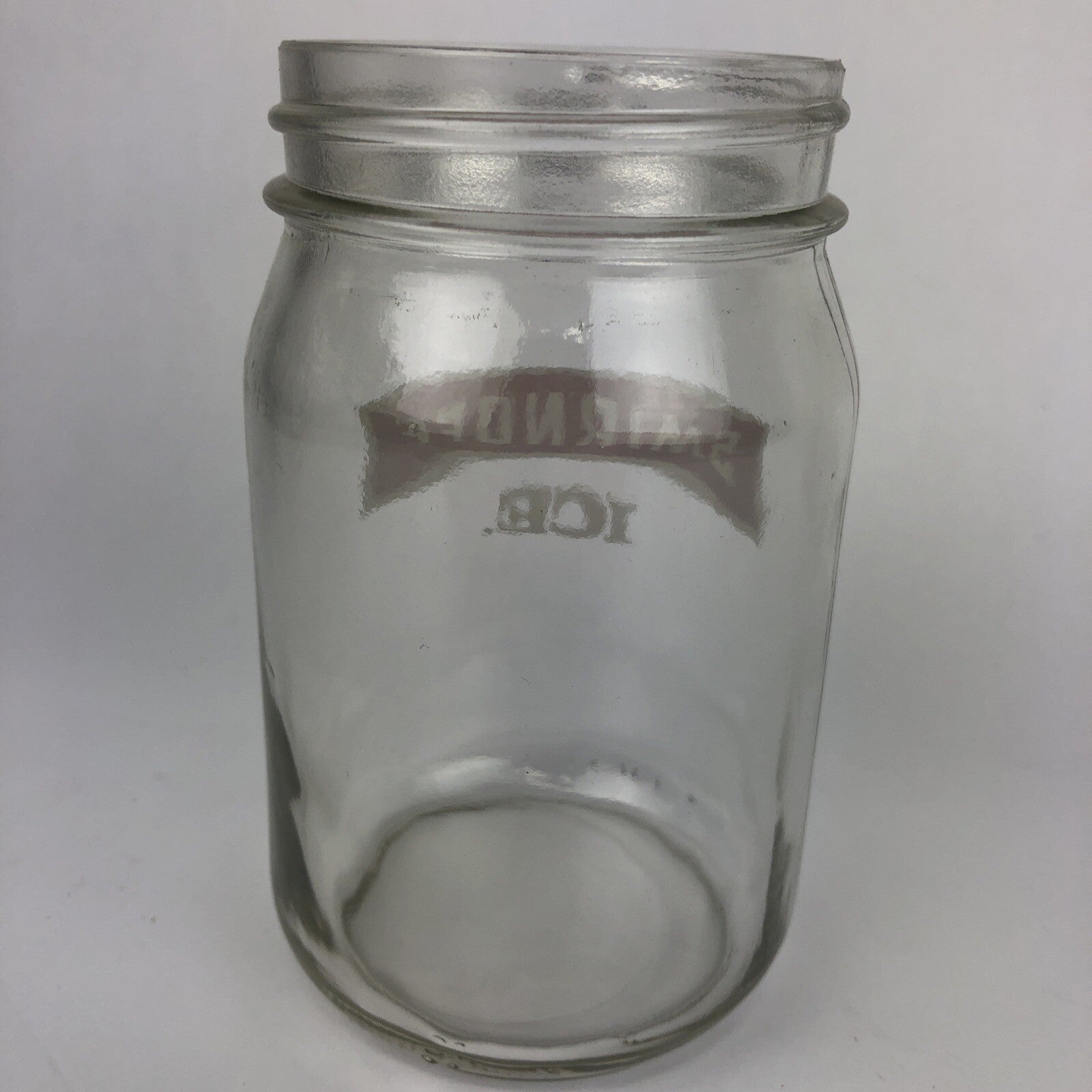 Lot of 11 x Smirnoff ICE Vodka Glass Mason Jar 1 pint 16oz Moonshine Jug NOS