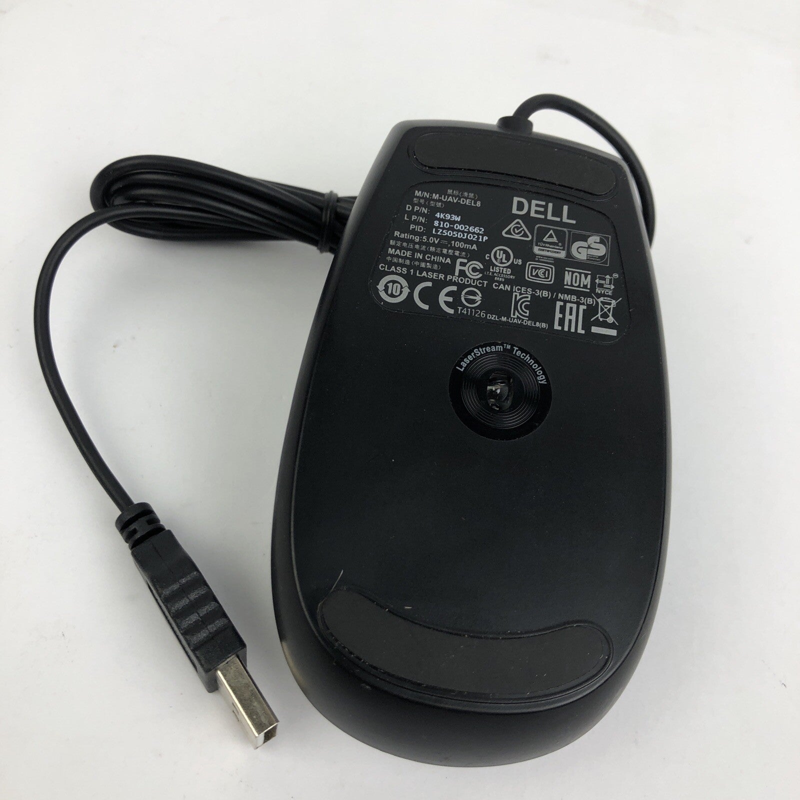 DELL Technologies Wired 6 Button USB Optical Mouse M-UAV-DEL8 4K93W - LOOK