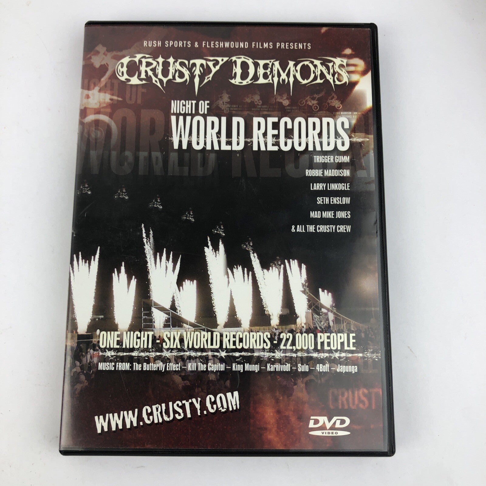 Crusty Demons: A Night of World Records DVD 6 records Broken - Fleshwound Films