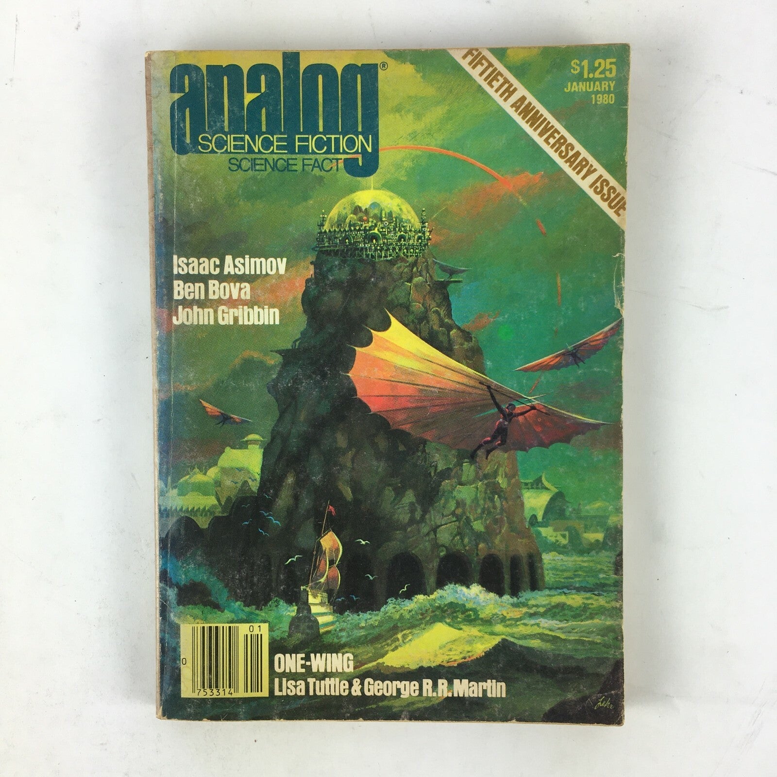 January 1980 Analog ScienceFiction Fact Magazine IsaacAsimov BenBova JohnGribbin
